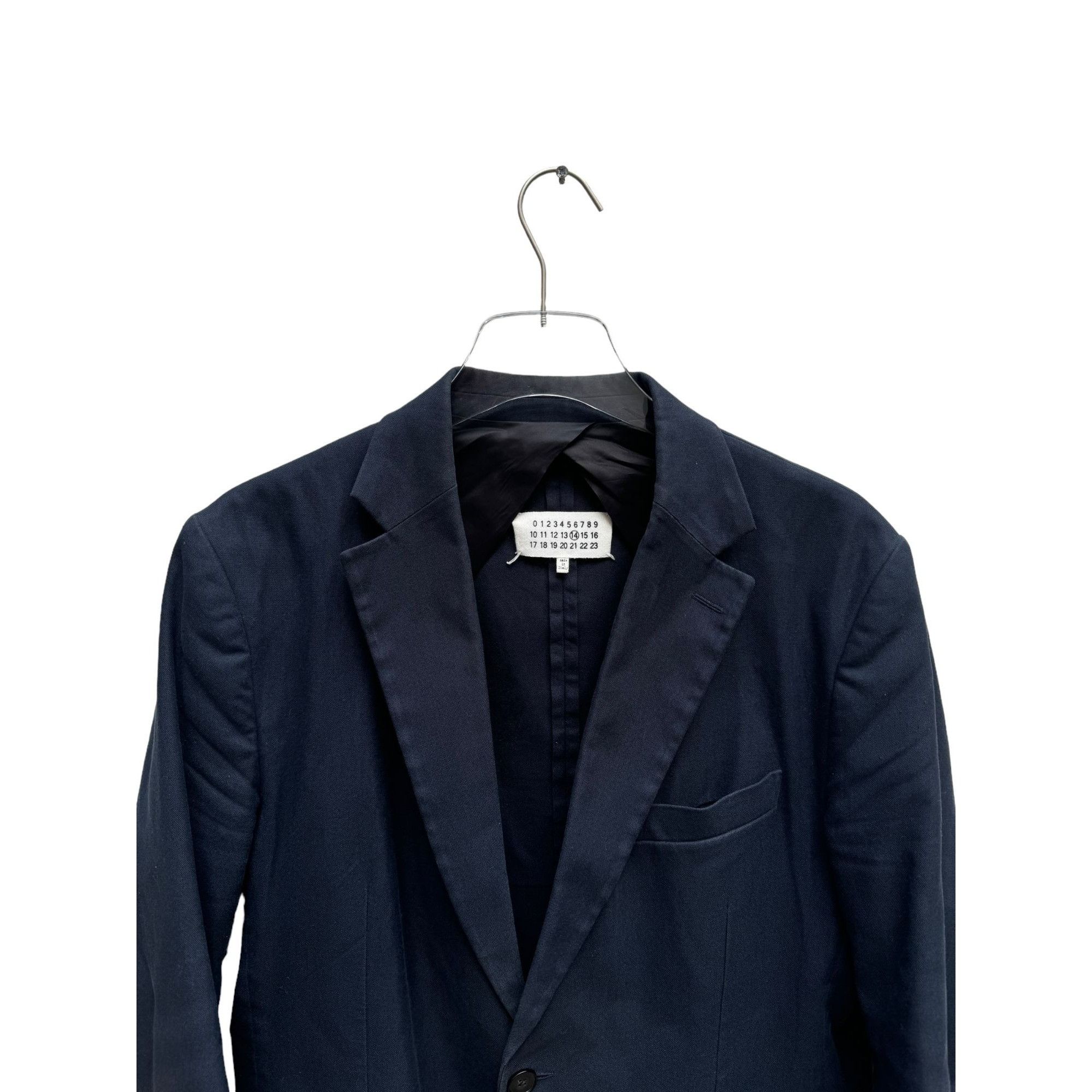 Maison Margiela 4 Stitches Navy Wool Blazer Jacket Size US M / EU 48-50 / 2 - 2 Thumbnail