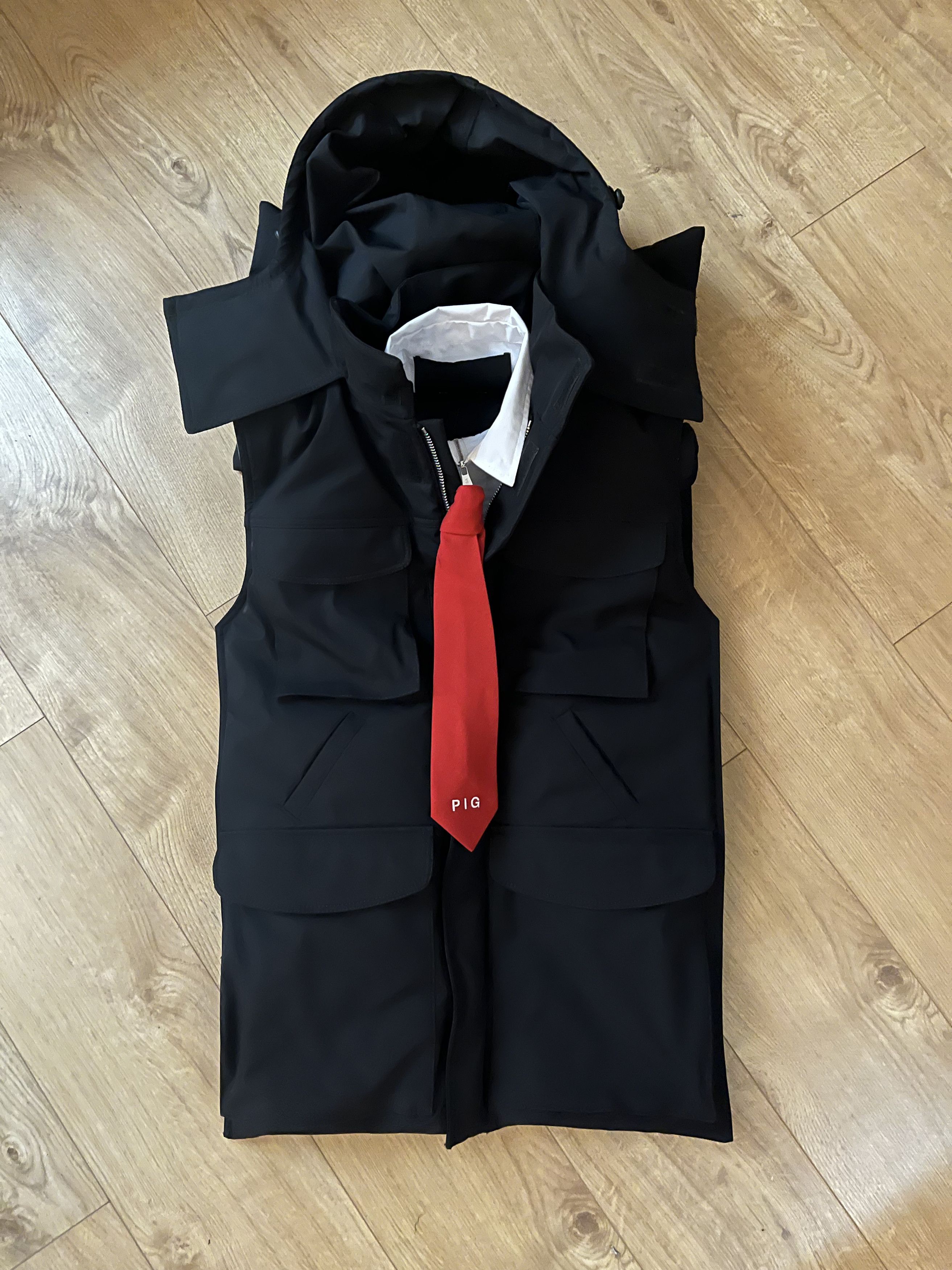 Anonymous Club × Hood By Air Hood by Air Black Backless Tie Vest Size US S / EU 44-46 / 1 - 2 Thumbnail