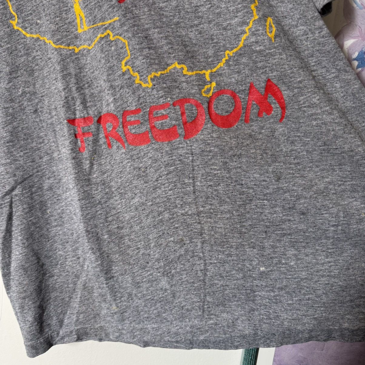 Vintage 1989 Tiananmen Square Massacre “Freedom” grey protest tee Size US M / EU 48-50 / 2 - 3 Thumbnail