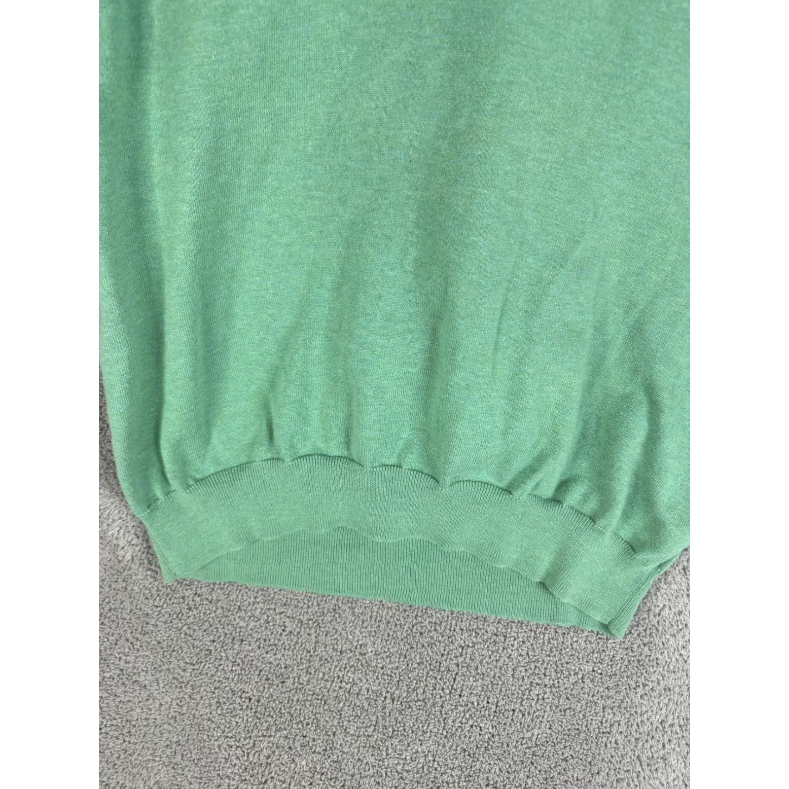 Brooks Brothers Brooks Brothers Sweater Vest Mens XL Green Supima Cotton V-Neck Knit Pullover Size US XL / EU 56 / 4 - 6 Thumbnail