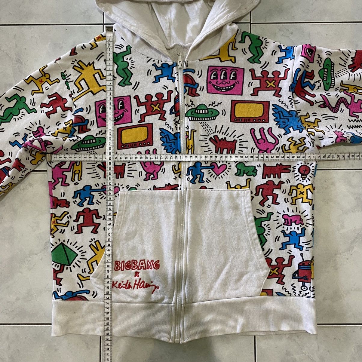 Keith Haring BIGBANG X Keith Haring Hoodie Full Print Colorful Iconic Art Size US L / EU 52-54 / 3 - 18 Thumbnail