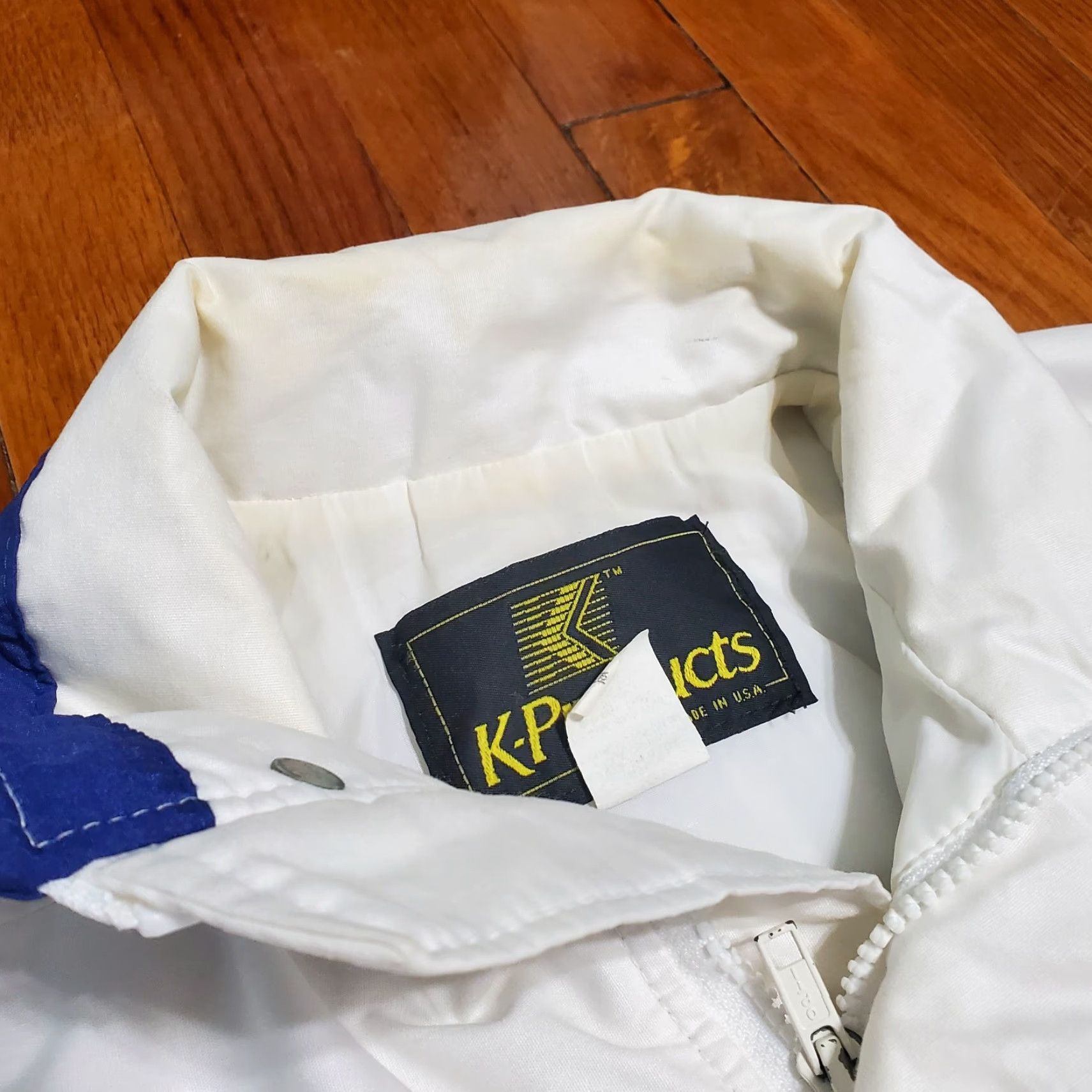 Vintage VINTAGE K-Products Windbreaker Jacket Men’s S White USA Made Full Zip Size US S / EU 44-46 / 1 - 6 Thumbnail