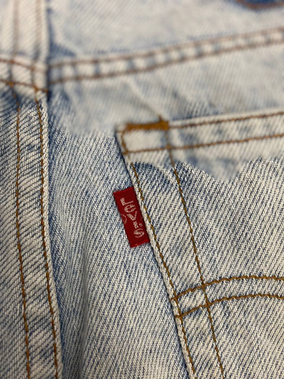 Levi's vintage levis 505 lightwash denim nice design Size US 29 - 4 Thumbnail