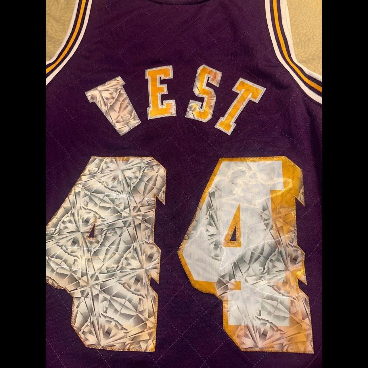 Mitchell & Ness Mens Jerry West Purple Los Size US M / EU 48-50 / 2 - 2 Thumbnail