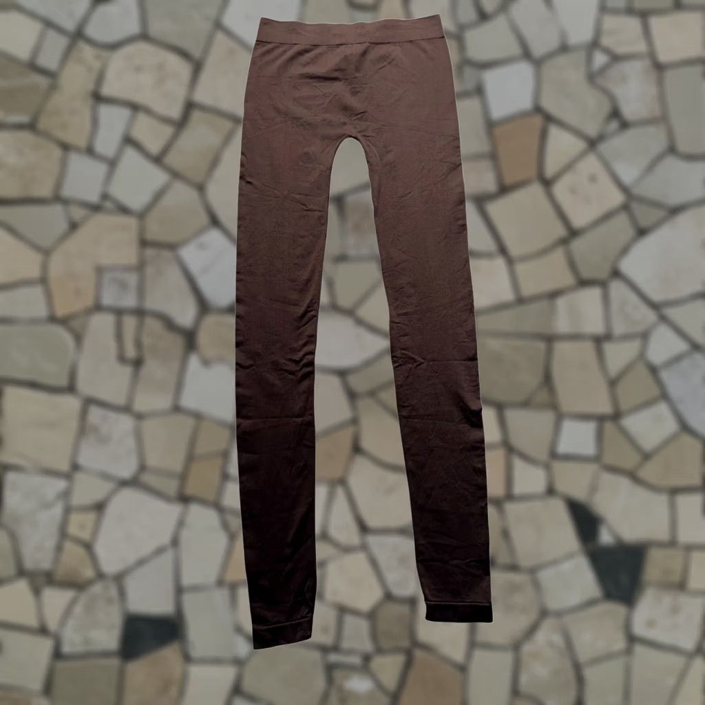 Vintage Say What? Leggings Brown Nylon Spandex 28.5" Inseam S Womens Size 28" / US 6 / IT 42 - 1 Thumbnail