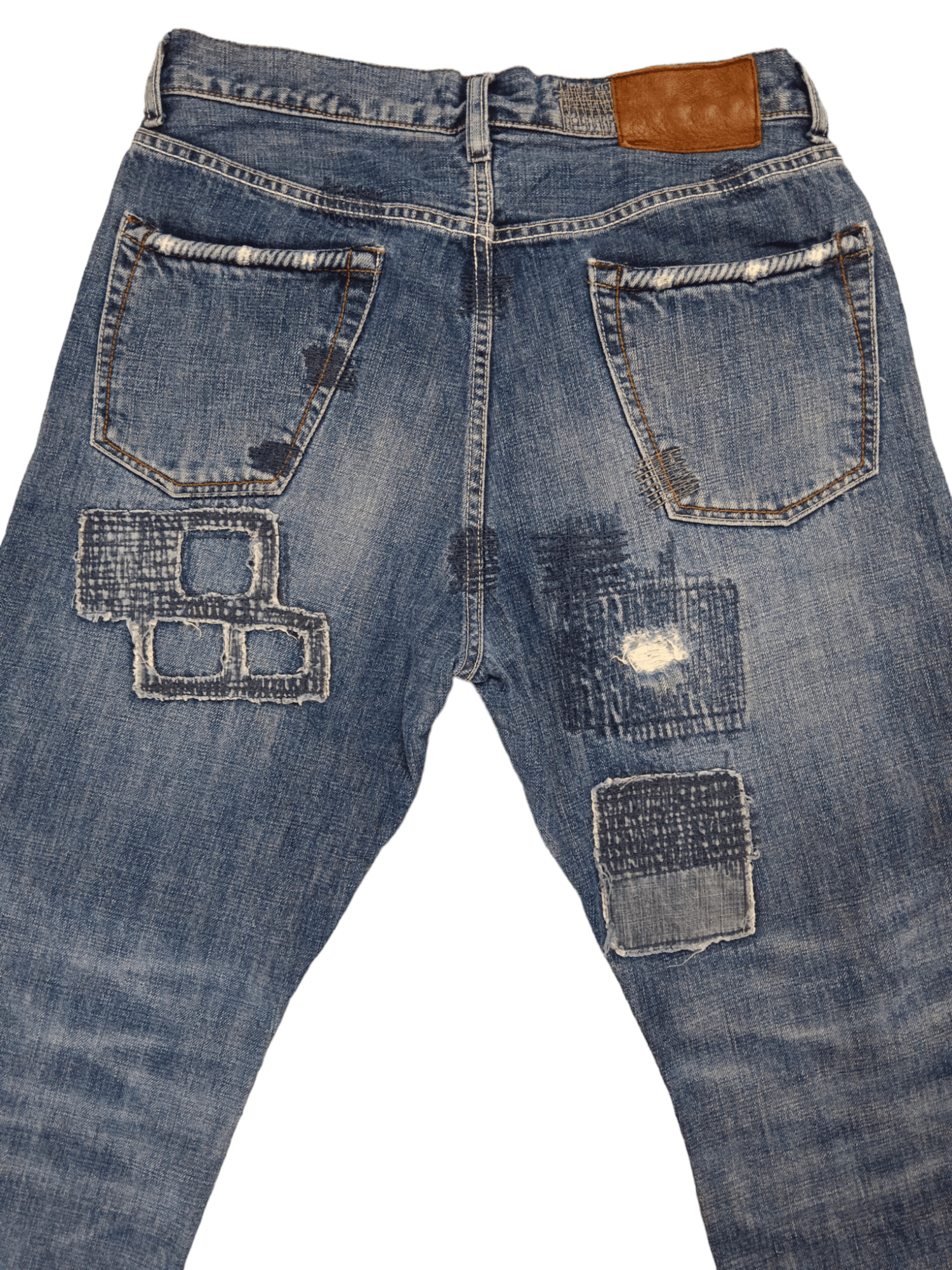 Global Work FYE🔥Global Work Patchwork Distressed Denim Size US 30 / EU 46 - 5 Thumbnail