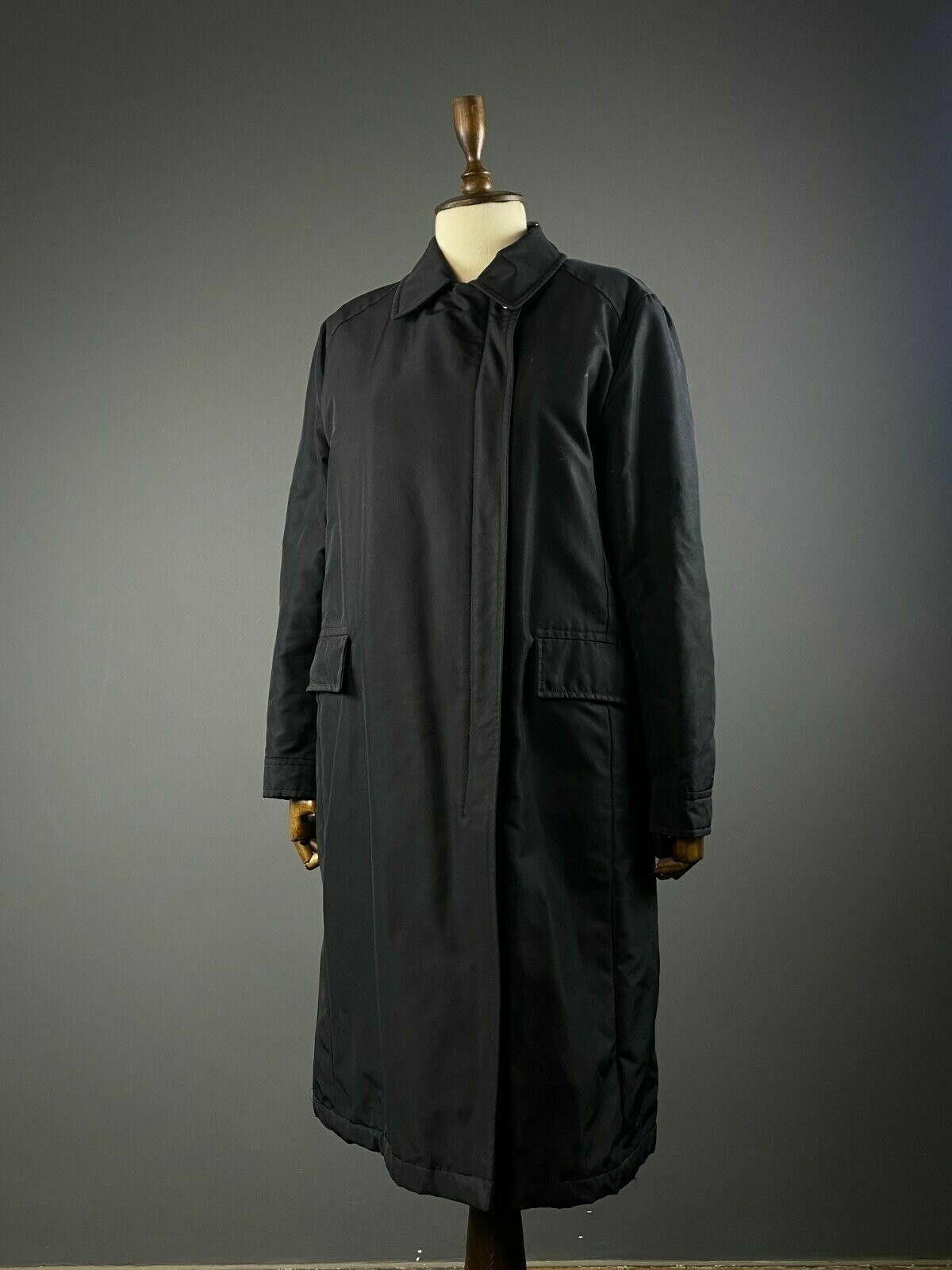 Designer Weekend Max Mara Black Full Zip Nylon Coat Jacket Size 38 Size M / US 6-8 / IT 42-44 - 1 Thumbnail