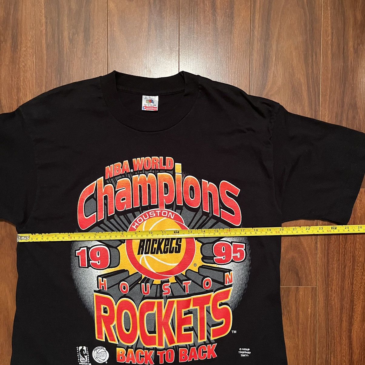 NBA Vintage 90s NBA Finals Houston Rockets Championship Shirt XL Size US XL / EU 56 / 4 - 2 Thumbnail