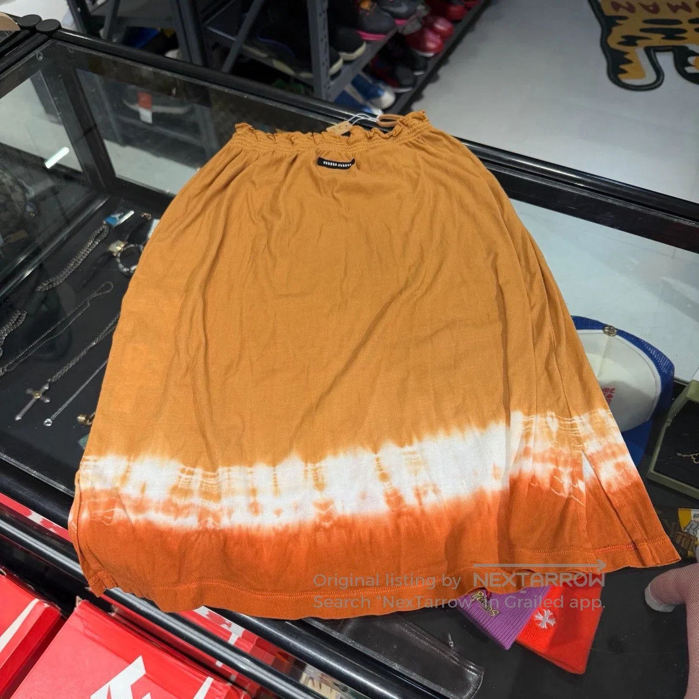 Miu Miu MiuMiu Small Logo Vintage Tie-Dye Skirt. Size 30" / US 8 / IT 44 - 1 Thumbnail