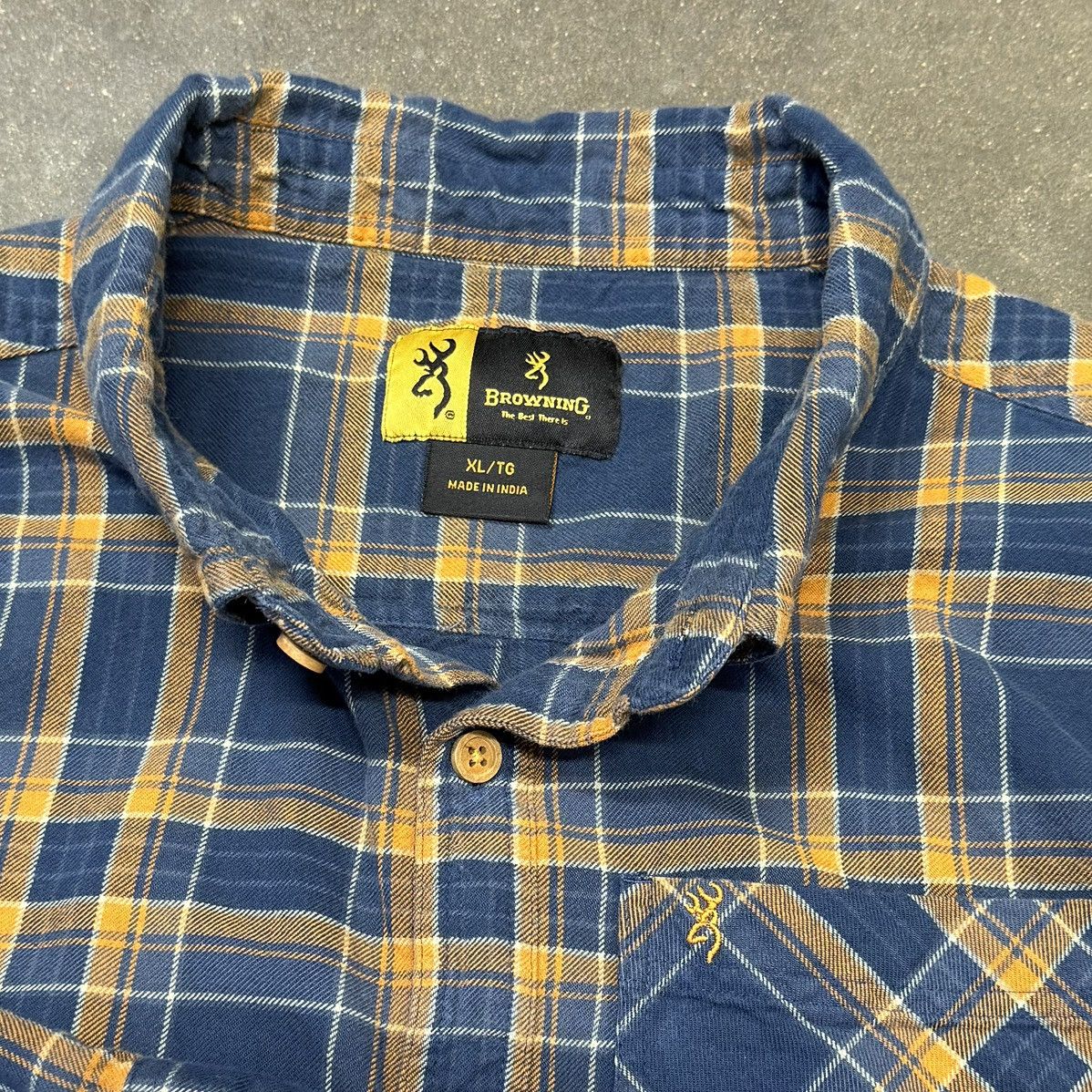 Vintage Browning Plaid Flannel Button Down Shirt Outdoor Workwear Size US XL / EU 56 / 4 - 4 Thumbnail
