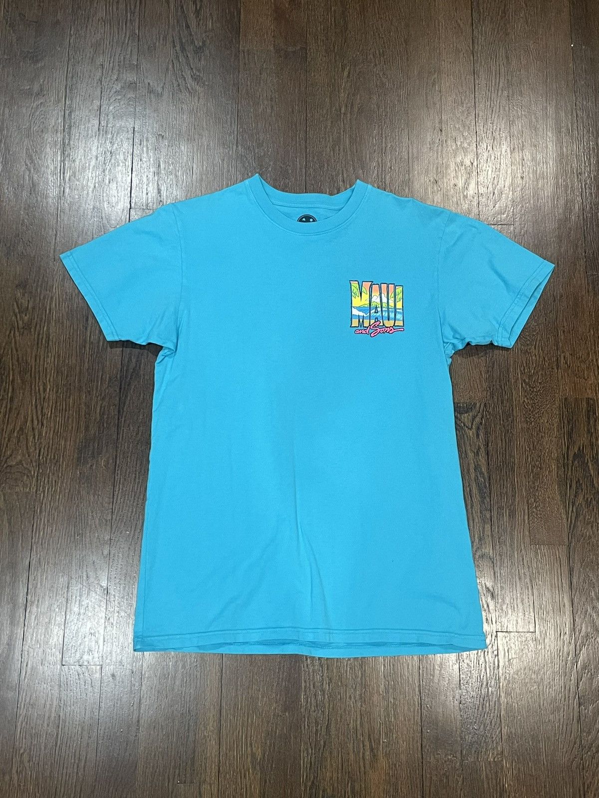 Maui and Sons Maui and Sons blue and white cotton shirt Size US M / EU 48-50 / 2 - 2 Thumbnail