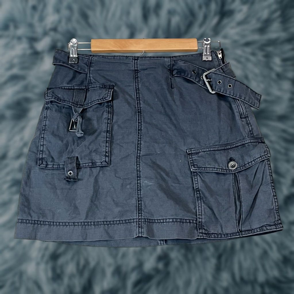 Free People Free People Skirt Gray Women Size 4 Cargo Mini Short US** Size 27" / US 4 / IT 40 - 1 Thumbnail