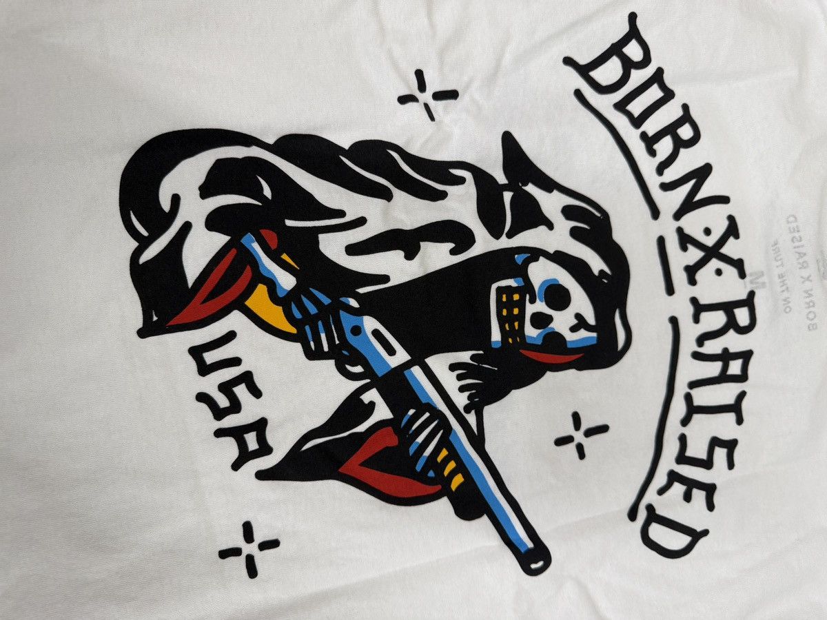 Born X Raised BORN X RAISED ON THE TURF BXR REAPER TEE WHITE Size M Size US M / EU 48-50 / 2 - 3 Thumbnail