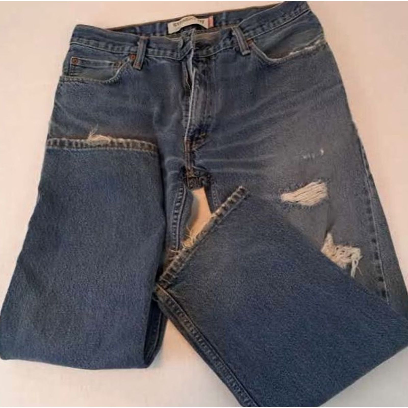 Levi's VINTAGE Levi's 505 Jeans Straight Blue 34x29 Mens Closet 90s Functional Size US 34 / EU 50 - 6 Thumbnail