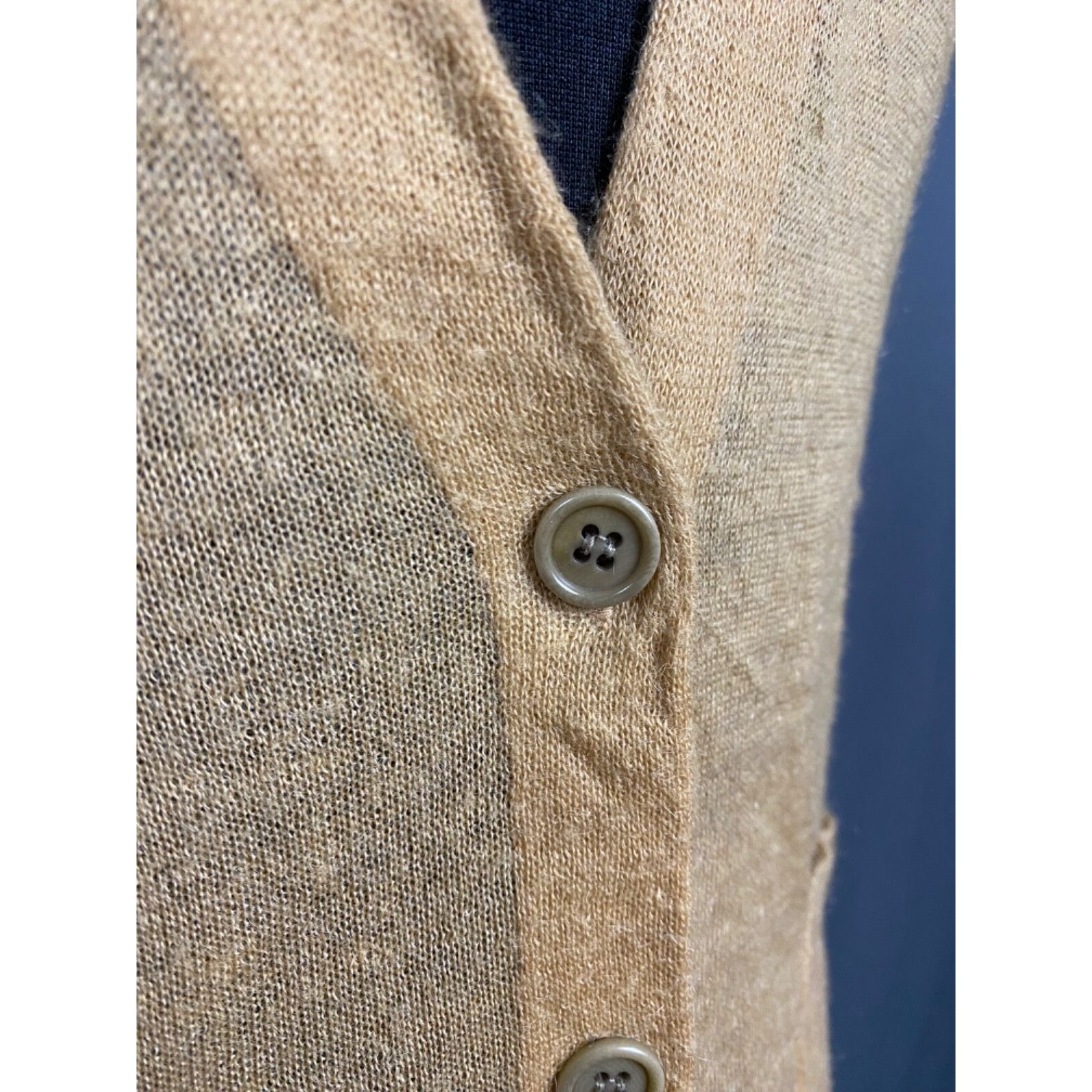 Dries Van Noten Dries Van Noten Women's Beige Brown Cashmere Knitted Cardiga Size S / US 4 / IT 40 - 8 Thumbnail