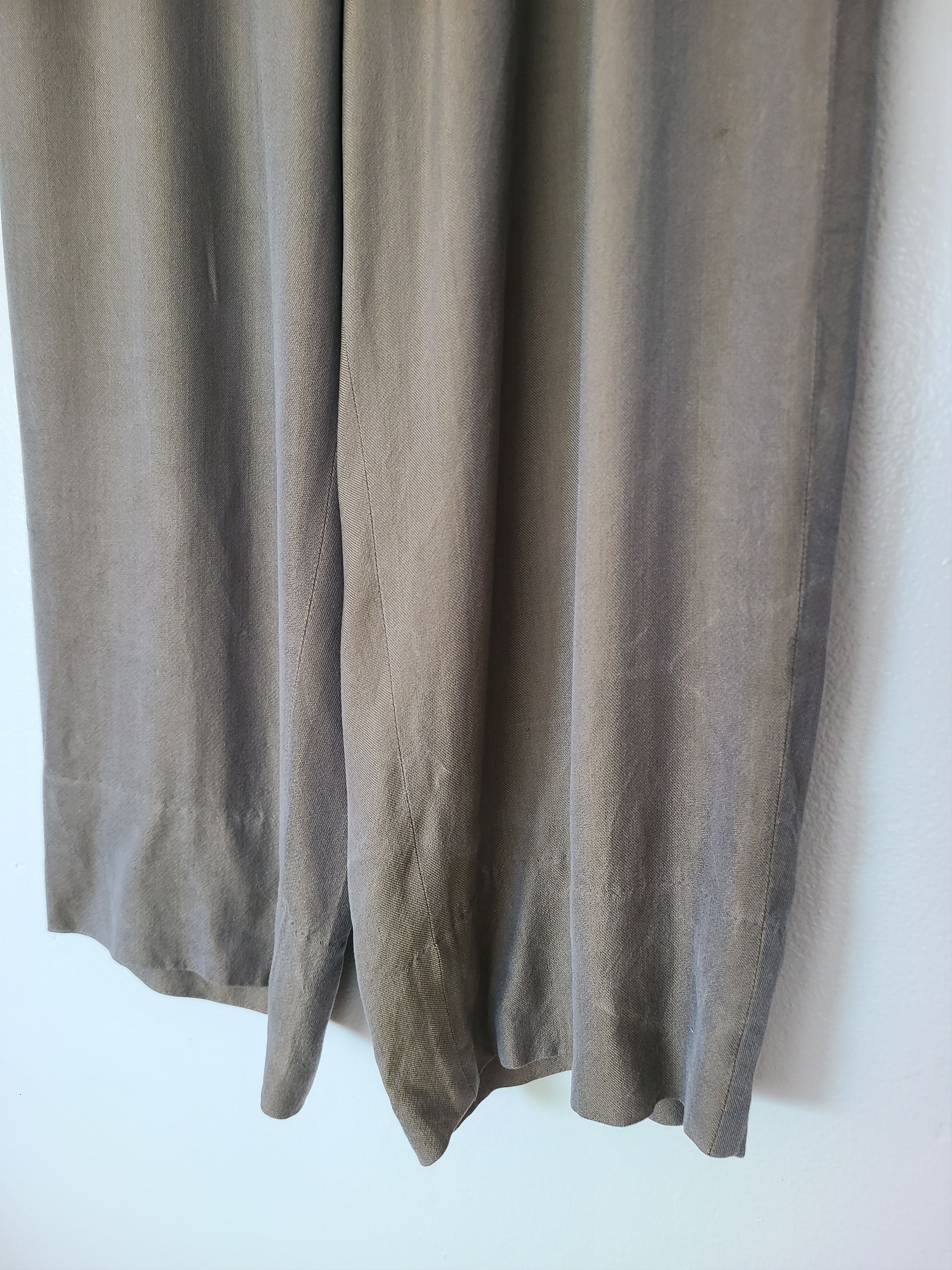 Yohji Yamamoto Iridescent Cupro Wide Pants Size US 34 / EU 50 - 6 Thumbnail