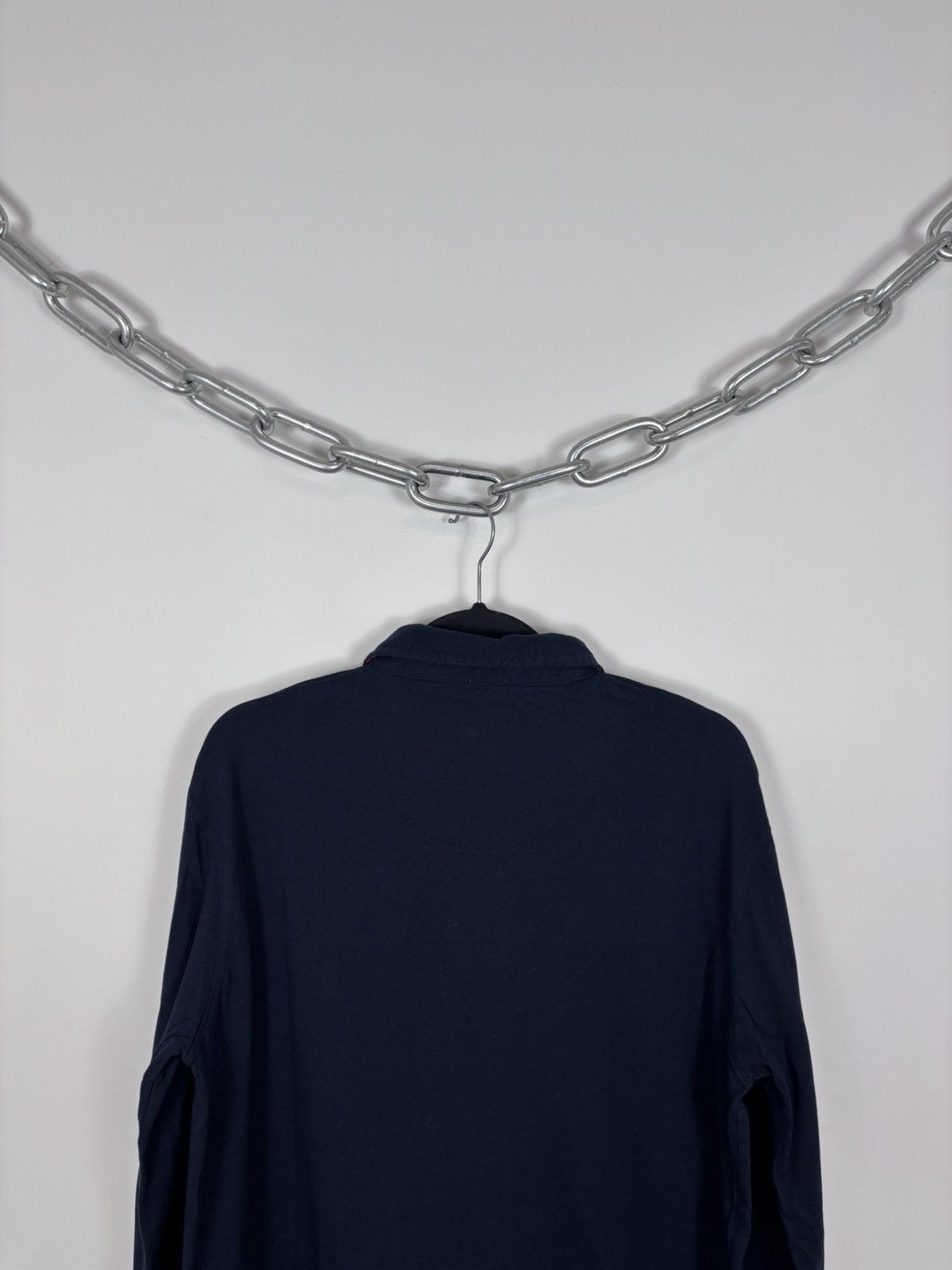 Zimmerli Zimmerli Swiss First Men’s Navy Blue Long Sleeve Polo Shirt Size US L / EU 52-54 / 3 - 13 Thumbnail