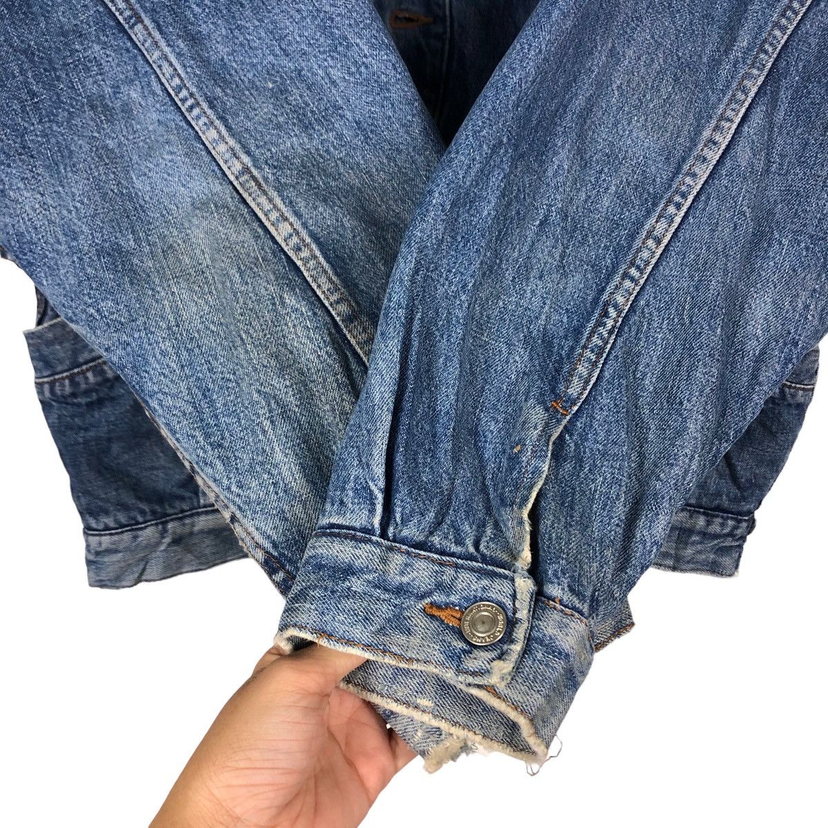 Hysteric Glamour 🔥Cropped Trucker Denim Jacket Biker BJ Spirit Japan Made Size US L / EU 52-54 / 3 - 15 Thumbnail