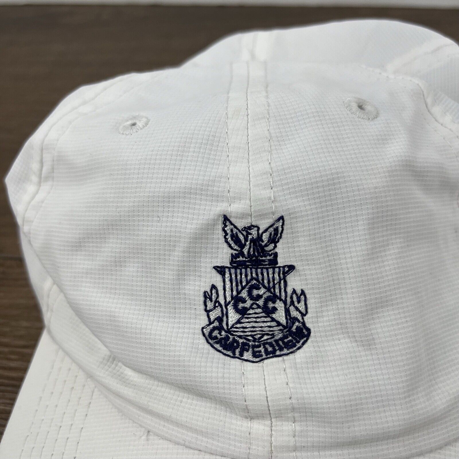 Other Georgia's Golf Channel Hat Carpediegup CCC White Hat Adjusta Size ONE SIZE - 9 Thumbnail