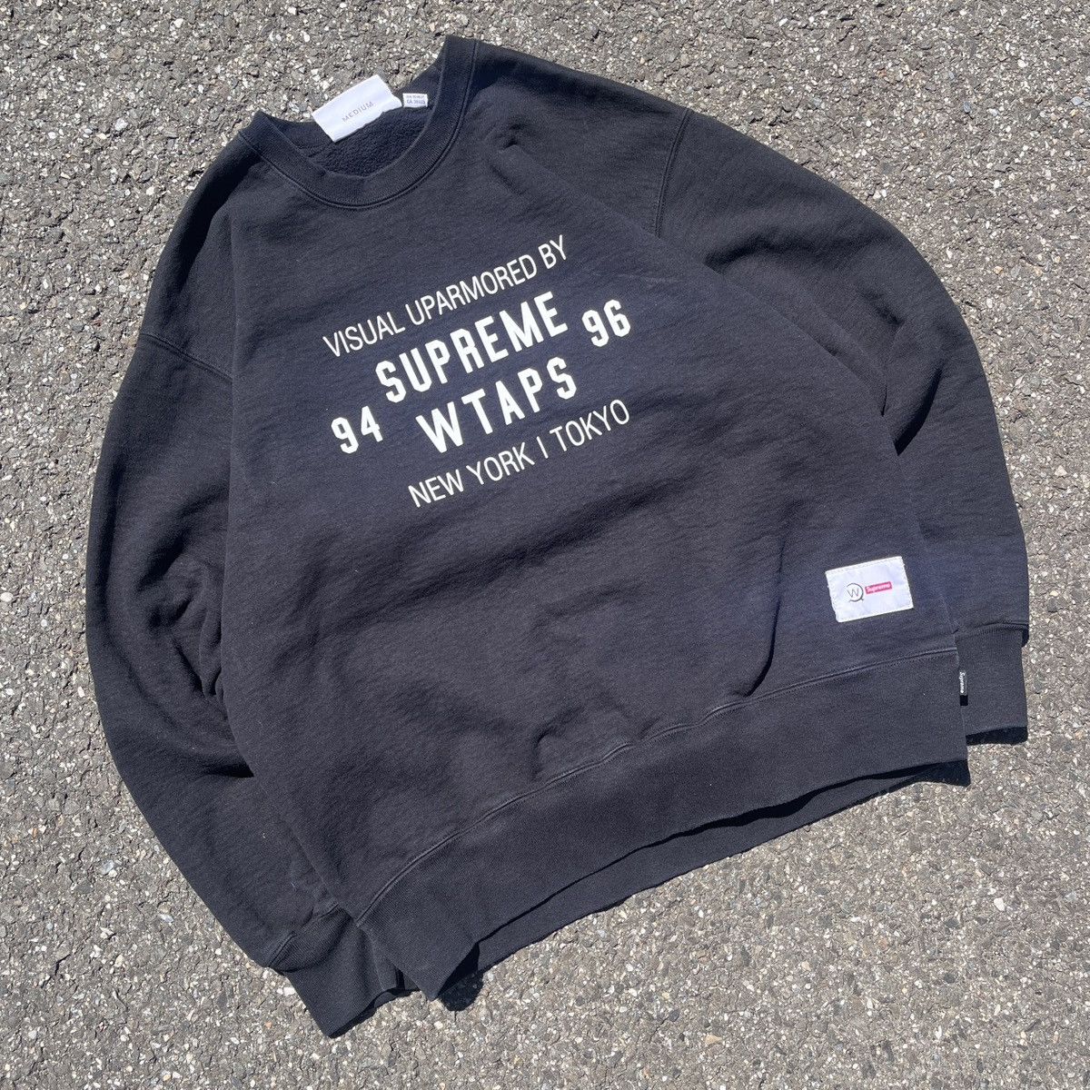 Supreme WTAPS コラボ スウェット crewneck M Supreme WTAPS Crewneck (FW21) - $158