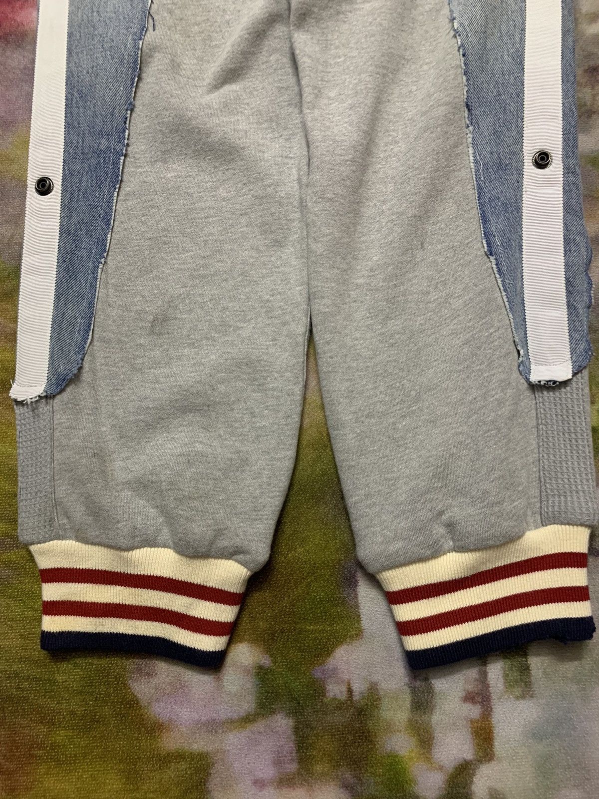 Greg Lauren 50/50 DENIM BORG LOUNGE HYBRID PANTS Size US 32 / EU 48 - 7 Thumbnail