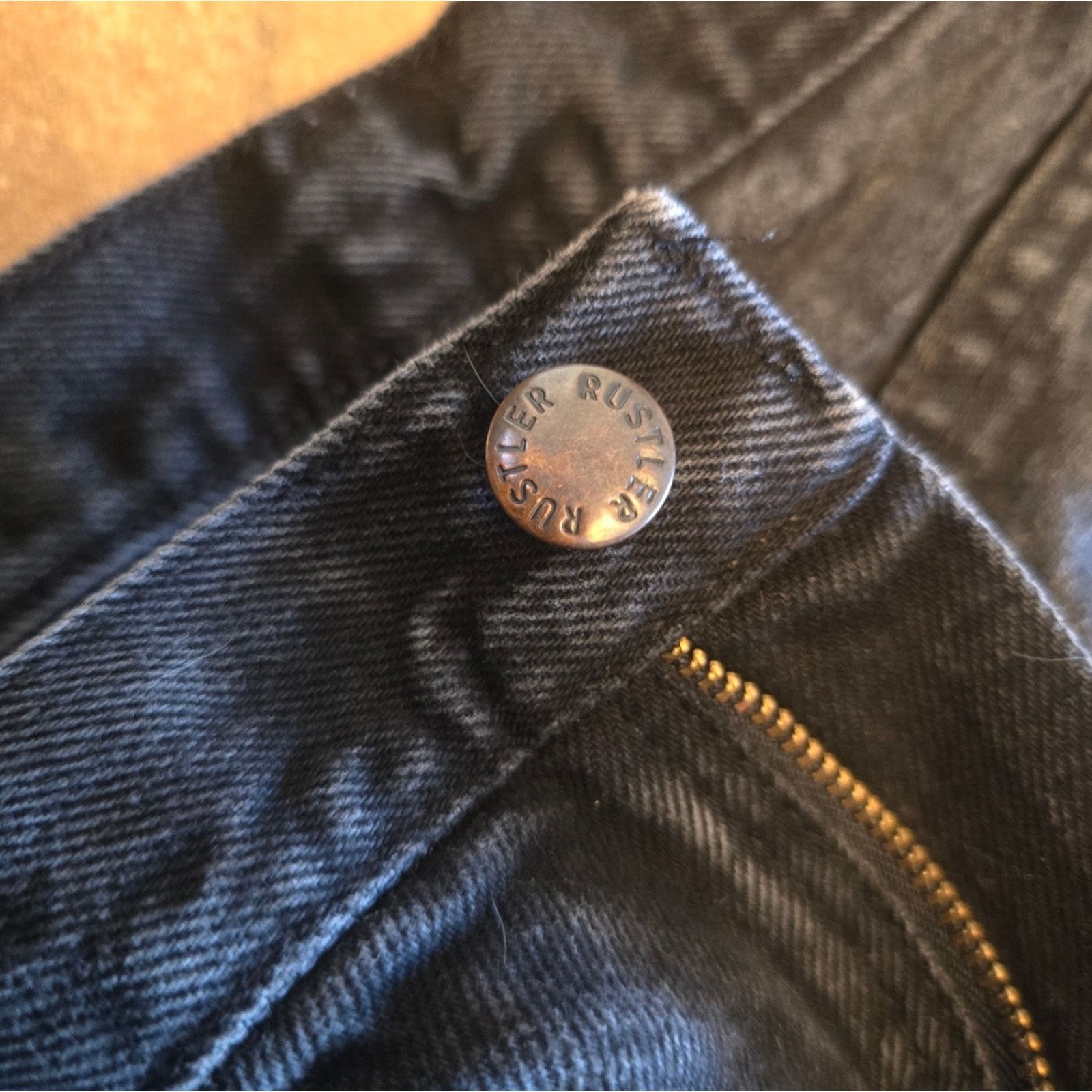 Rustler Black Denim | RUSTLER | Straight Jean Size US 42 / EU 58 - 4 Thumbnail