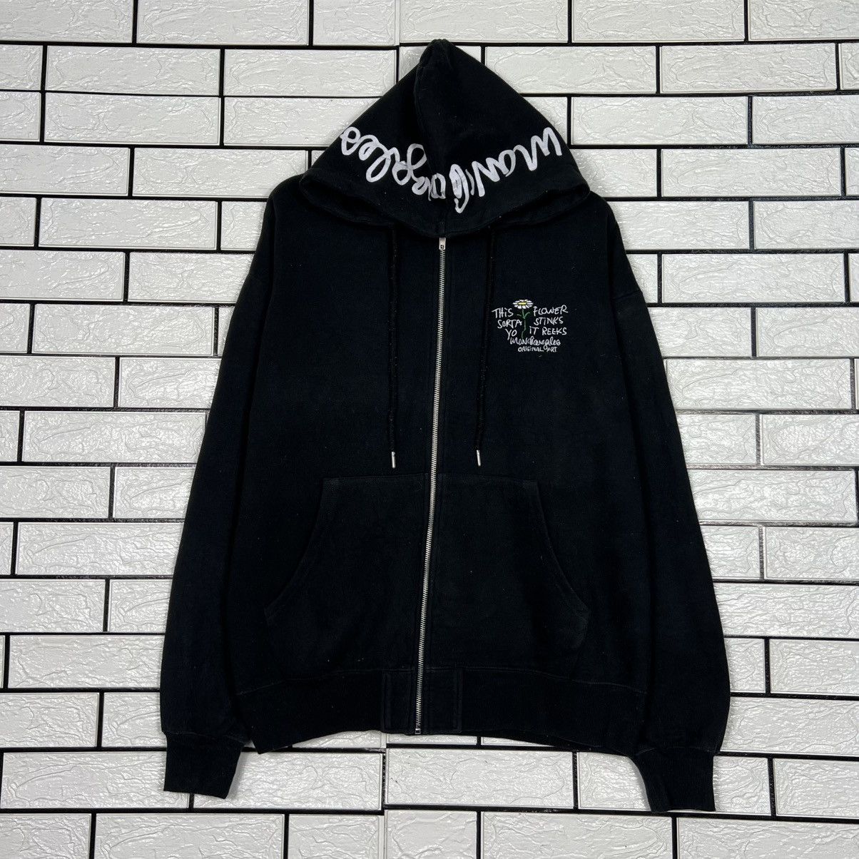Japanese Brand MARK GONZALES Artwork Collection Zipper Hoodies #4187-C191 Size US M / EU 48-50 / 2 - 4 Thumbnail