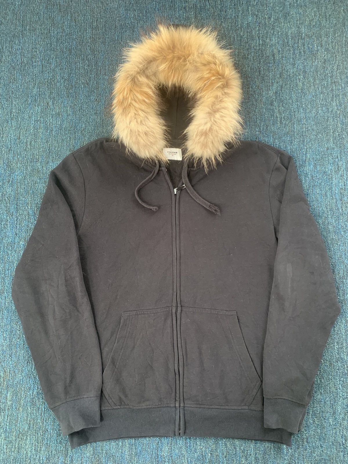 Japanese Brand Polham style Fur ziphoodie Size US M / EU 48-50 / 2 - 3 Thumbnail