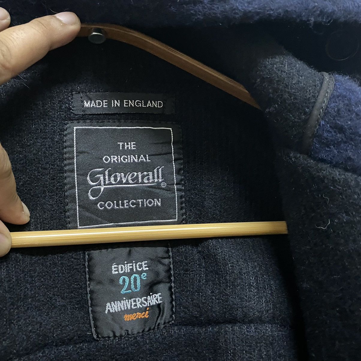 Edifice Japan × Gloverall The Original GLOVERALL x EDIFICE 20 Anniversary Wool ENGLAND Size US M / EU 48-50 / 2 - 9 Thumbnail