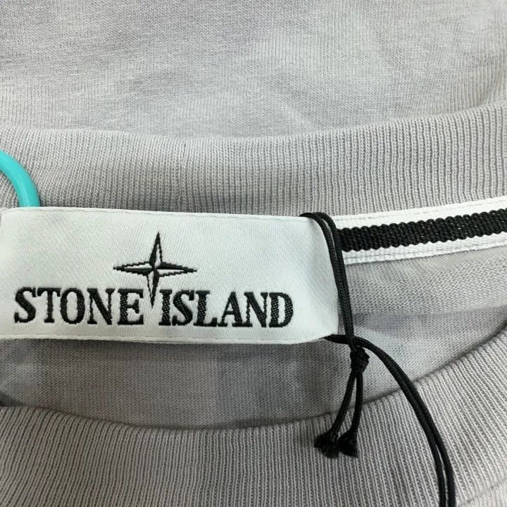 Stone Island Stone Island SS24 Gray Compass Logo TShirt -2506 Size US L / EU 52-54 / 3 - 2 Thumbnail
