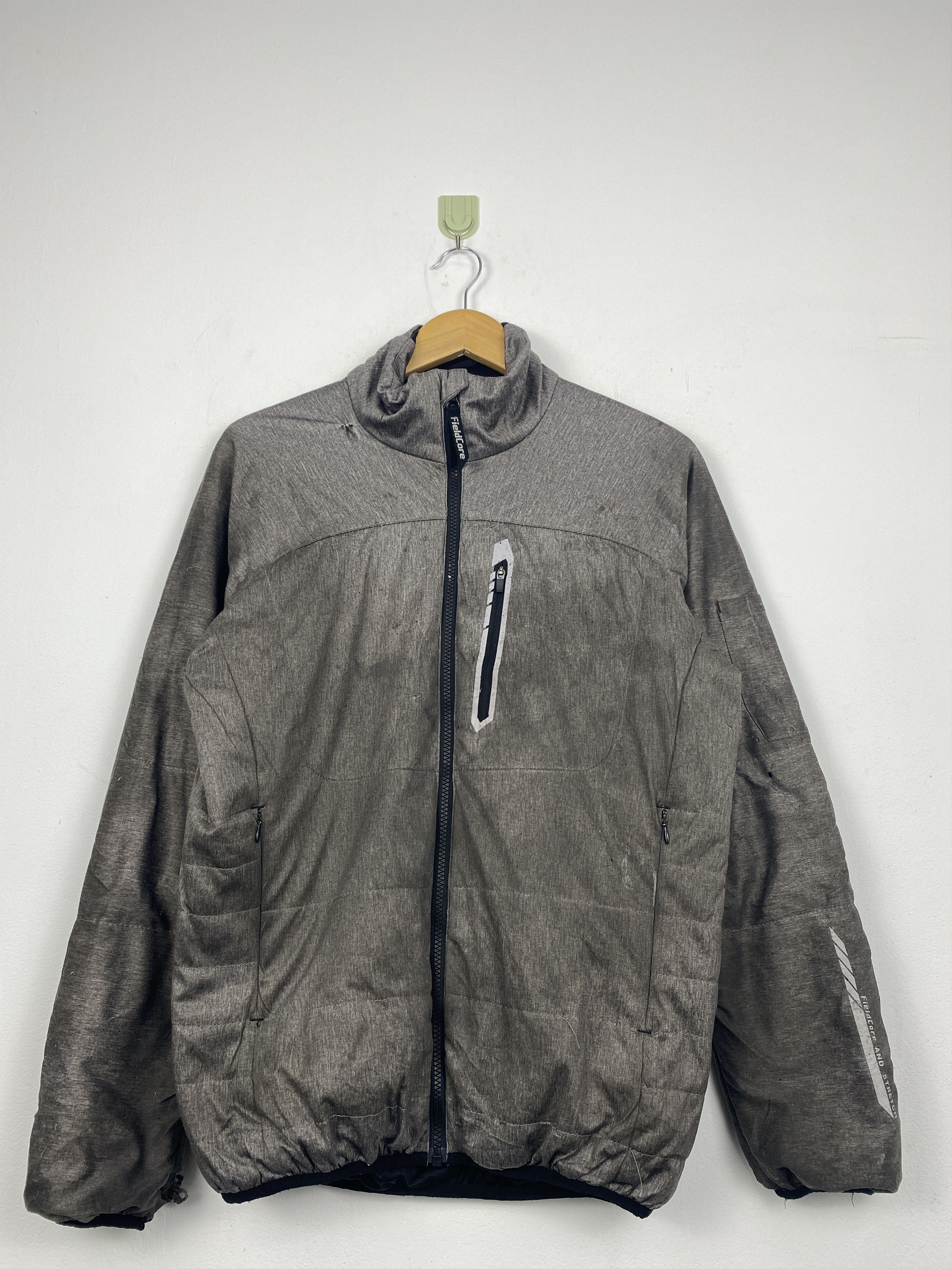Vintage Field Core Zipper Ups Puffer Jacket AH0087