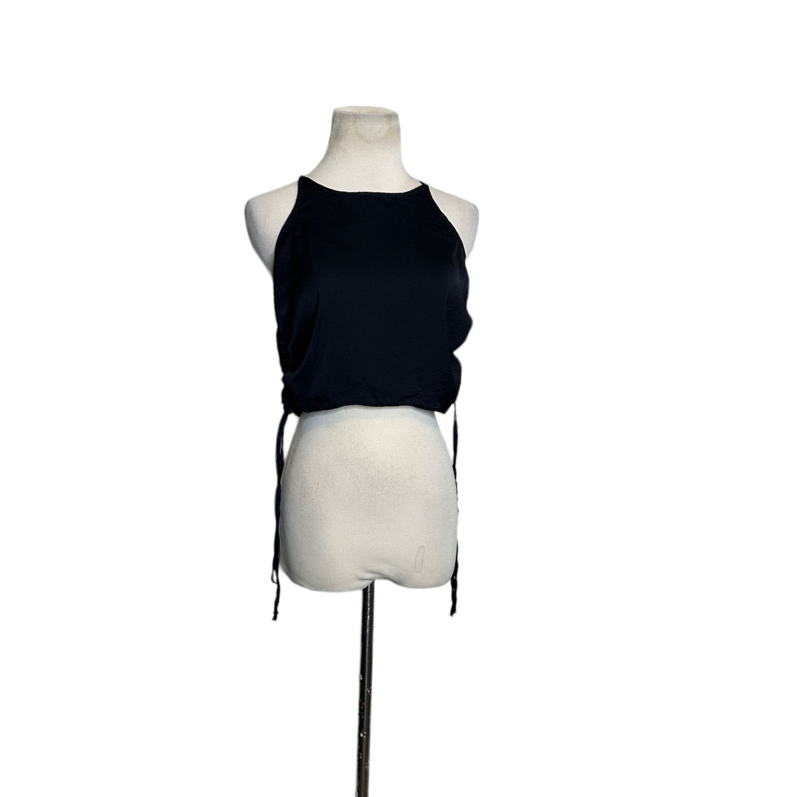 Zara Zara crop tank top with ribbed adjustable sides size Small Size S / US 4 / IT 40 - 8 Thumbnail