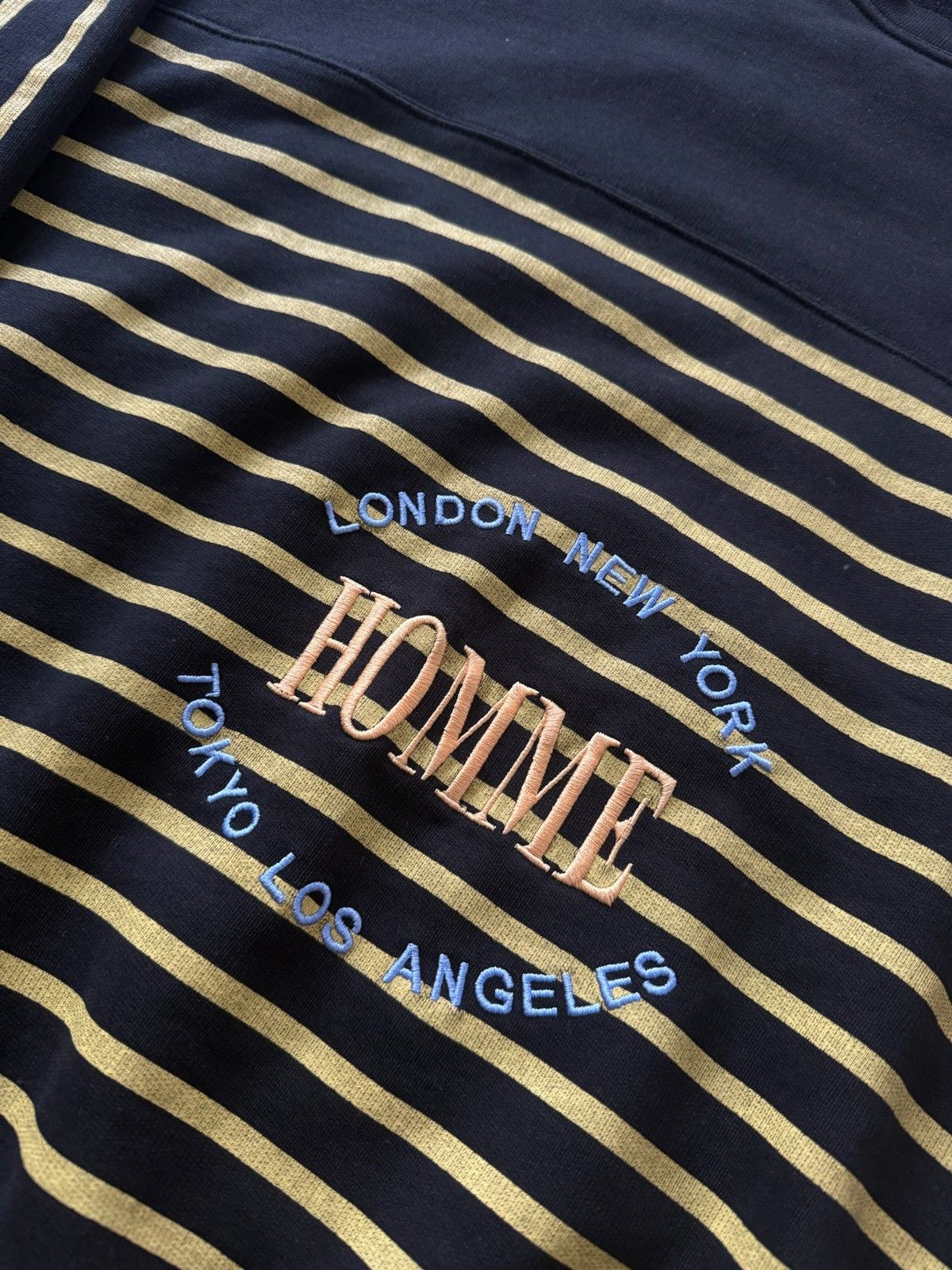 Balenciaga Balenciaga Striped Homme Sweater Size US XL / EU 56 / 4 - 2 Thumbnail