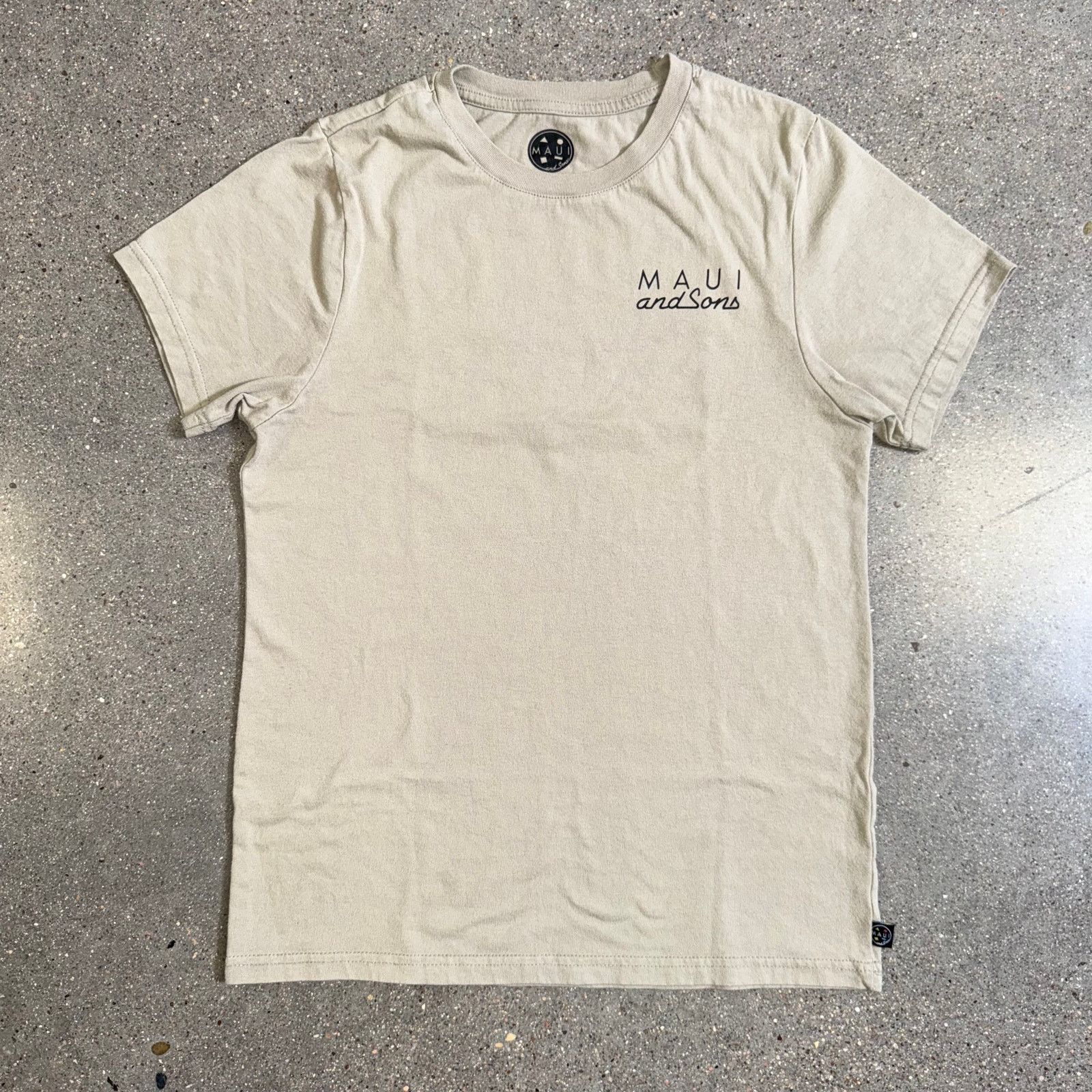 Maui and Sons Maui & Sons T-Shirt S Beige Retro Surf Skate Logo 80s Vibe Size US S / EU 44-46 / 1 - 7 Thumbnail
