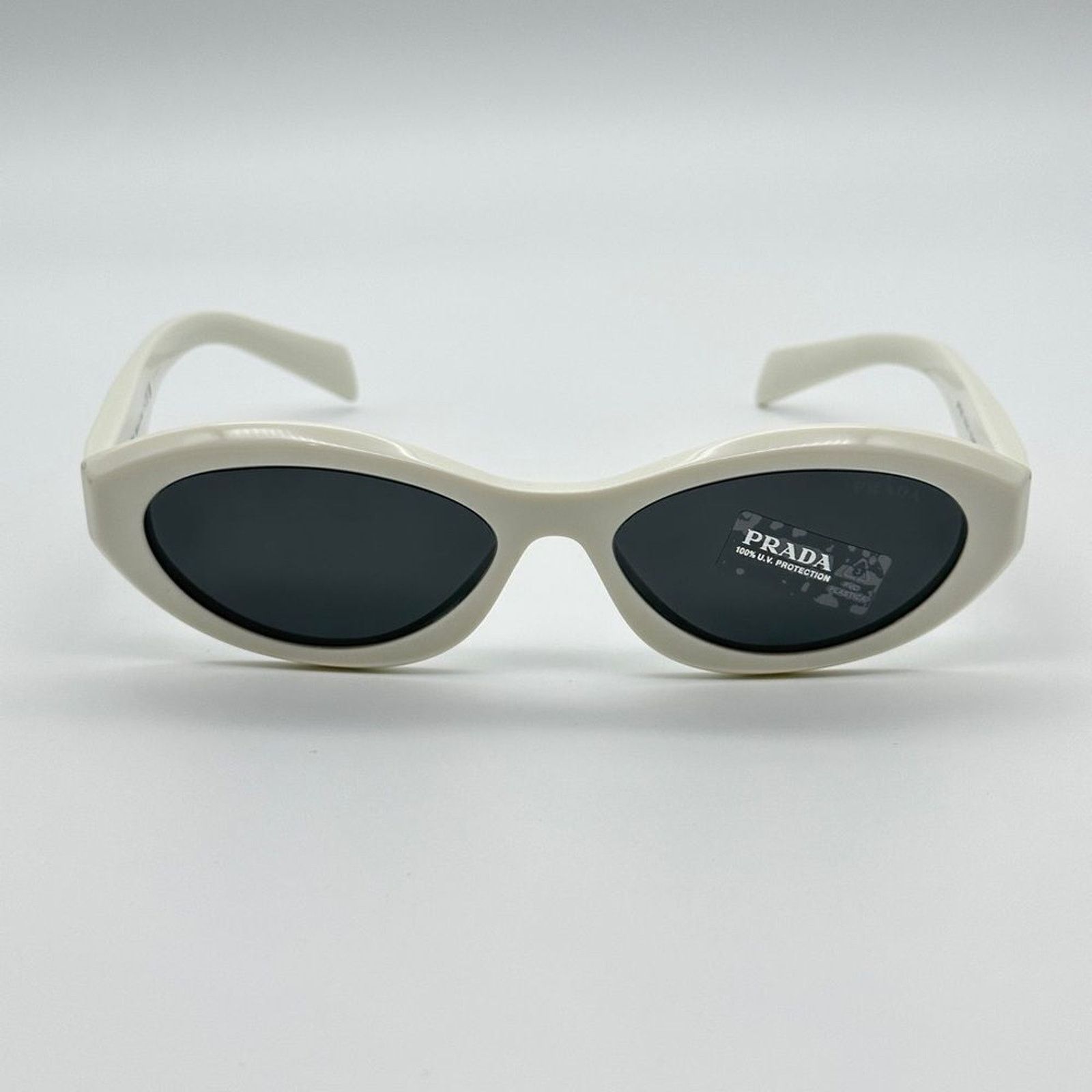 Prada NEW PRADA PR26ZS 17K08Z Talc/Dark Grey Women