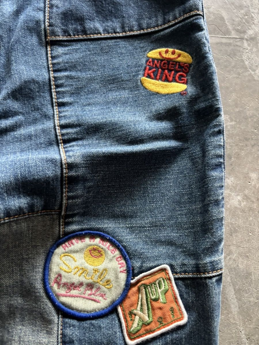 20471120 × Angel Blue × Hysteric Glamour ANGEL BLUE flare japanese reconstruct patches embroidery Size 26" / US 2 / IT 38 - 10 Thumbnail