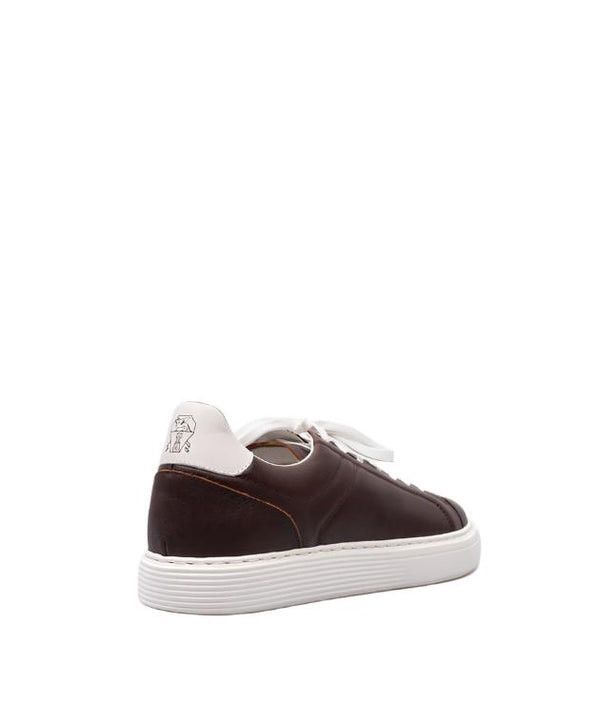 Brunello Cucinelli Brunello Cucinelli Men’s Leather Sneakers, New $1400 Size US 9 / EU 42 - 3 Thumbnail