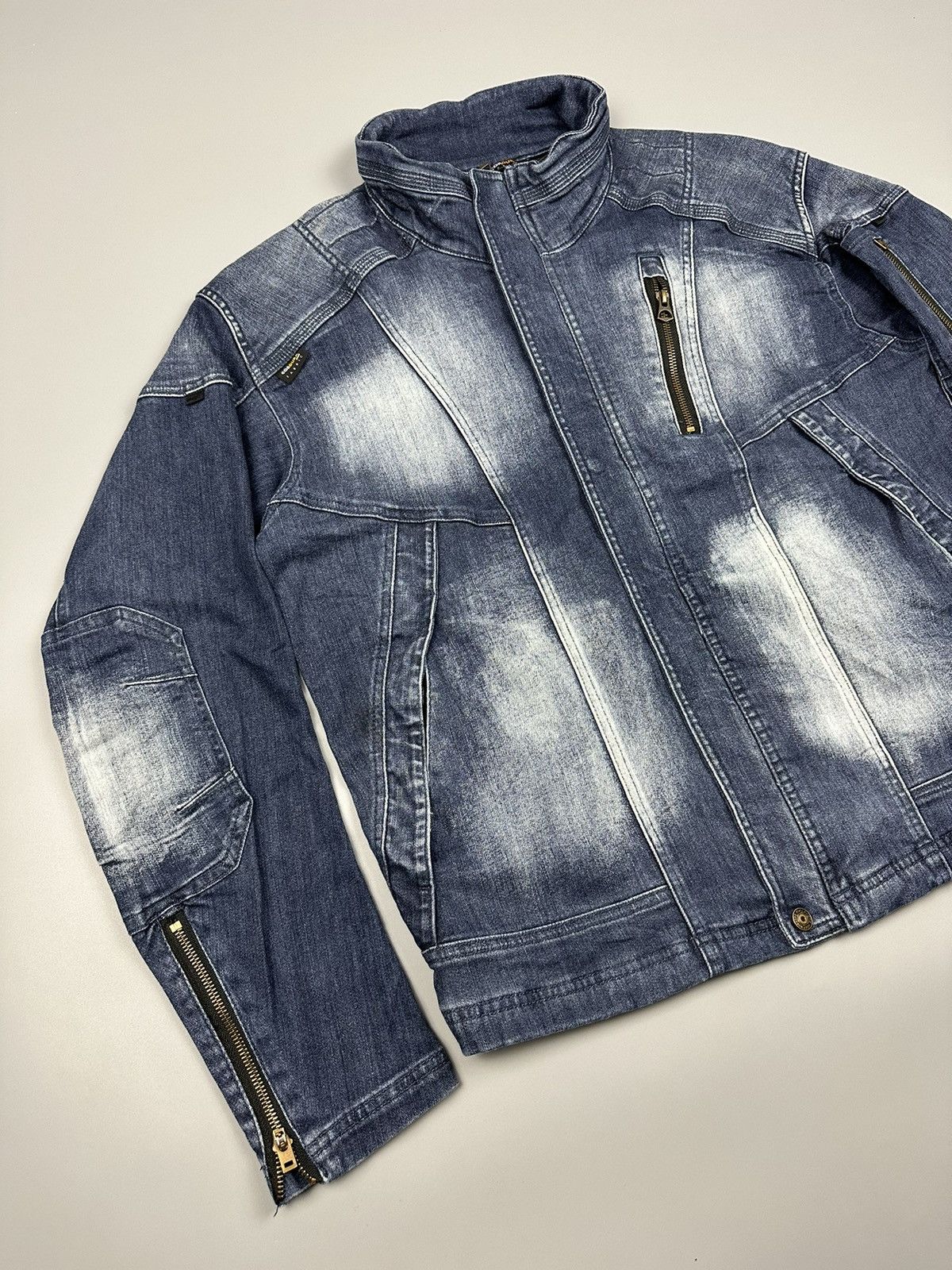 If Six Was Nine × Le Grande Bleu (L.G.B.) NWZ Next Workerz X Feildcore Cordura Denim Jacket Size US XXL / EU 58 / 5 - 3 Thumbnail