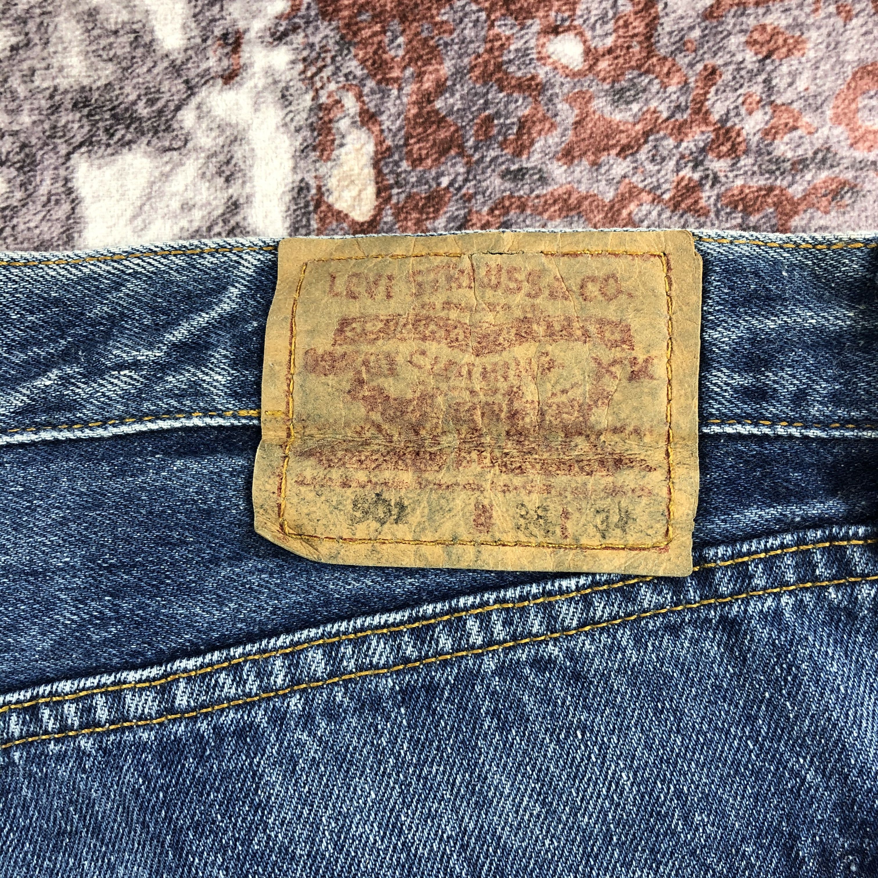Levi's × Vintage 90s Vintage Blue Wash Levis 501 Jeans-JM2300 Size US 36 / EU 52 - 6 Thumbnail