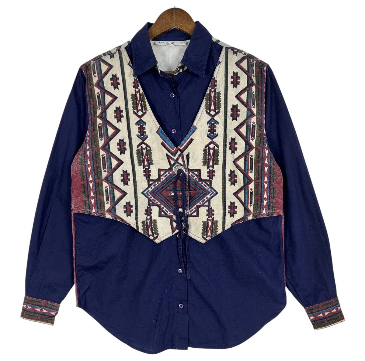 Vintage Vintage Aztec Navajo Western Button Up Shirt Size US M / EU 48-50 / 2 - 1 Thumbnail