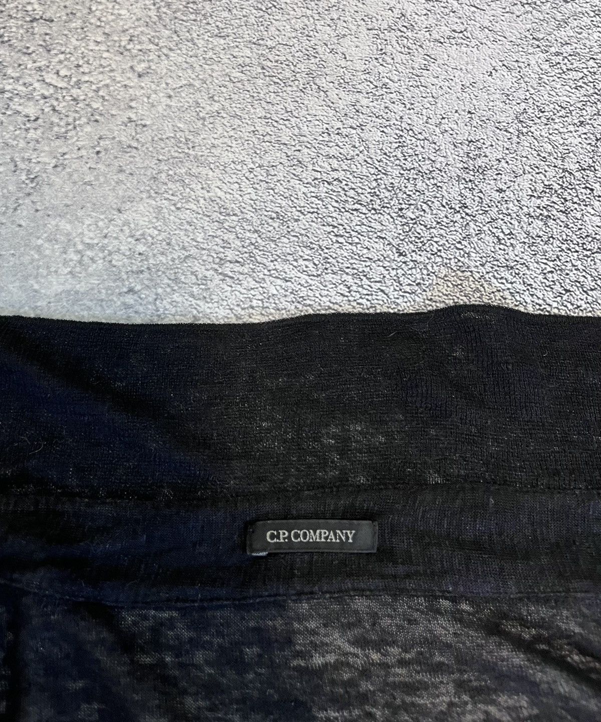 C.P. Company C.P. Company Sheer Longline Linen Shirt Black Size L Size US L / EU 52-54 / 3 - 13 Thumbnail