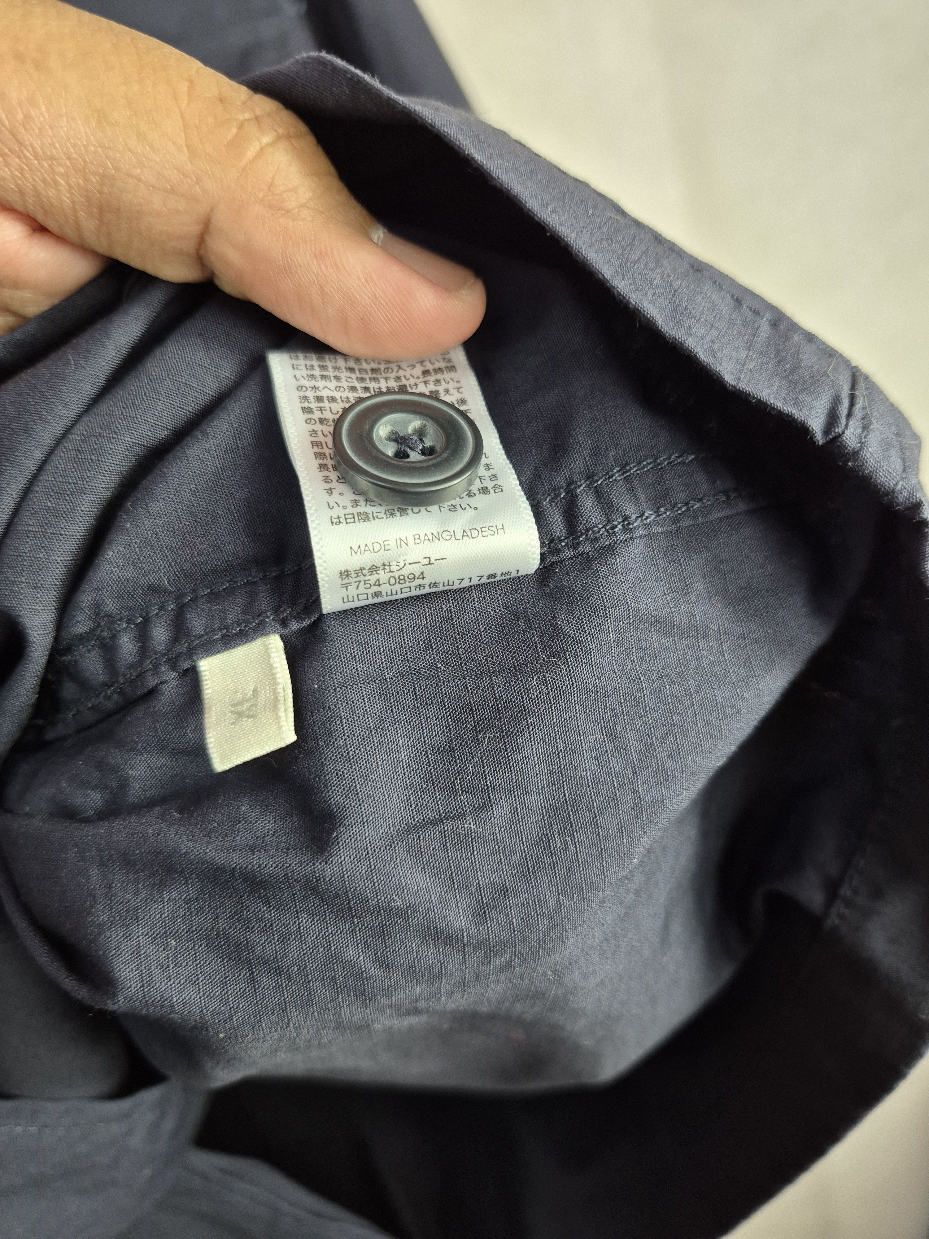 GU 🔥 GU Vintage Style Navy Workwear Utility Jacket Size US XL / EU 56 / 4 - 9 Thumbnail
