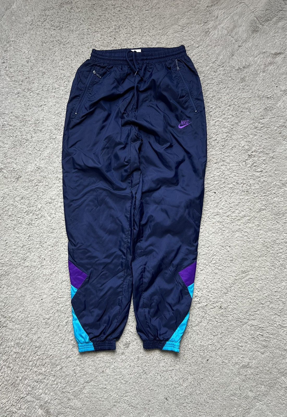 Nike Pants Nike Small Logo Vintage 80’s Ortalion Size US 31 - 1 Thumbnail