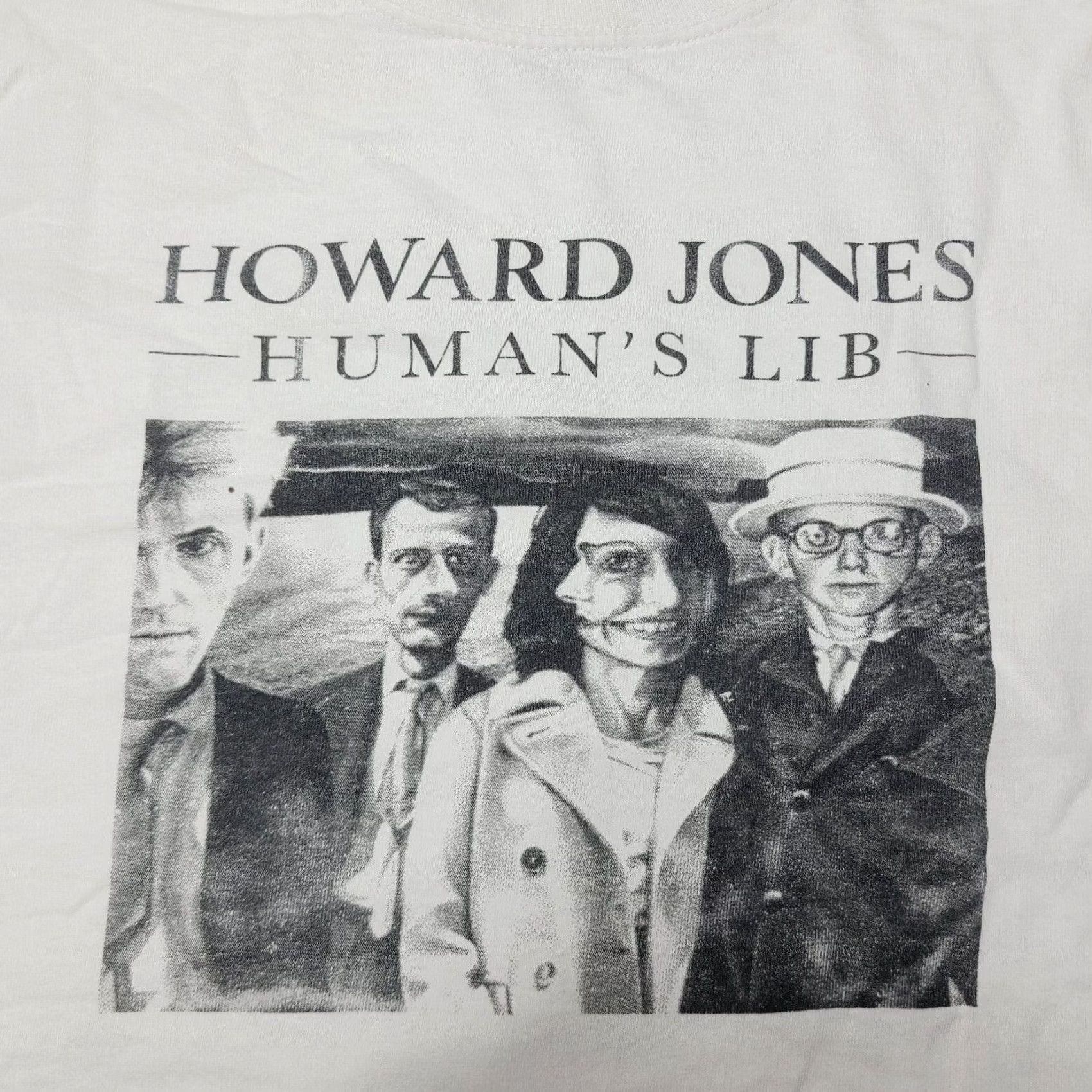 Vintage VINTAGE HOWARD JONES Human's Lib T-Shirt Men's XL 90'S Synth Wave Distressed Size US XL / EU 56 / 4 - 2 Thumbnail