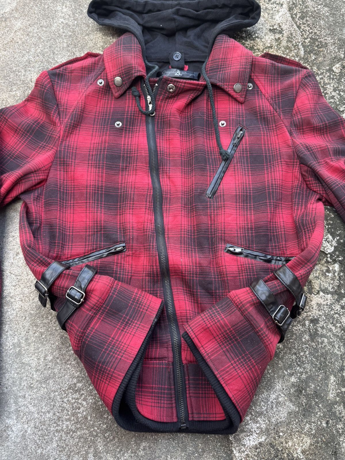 Japanese Brand × PPFM Asymmetrical Bondage Jacket Hoodie Archived Styled Size US M / EU 48-50 / 2 - 4 Thumbnail