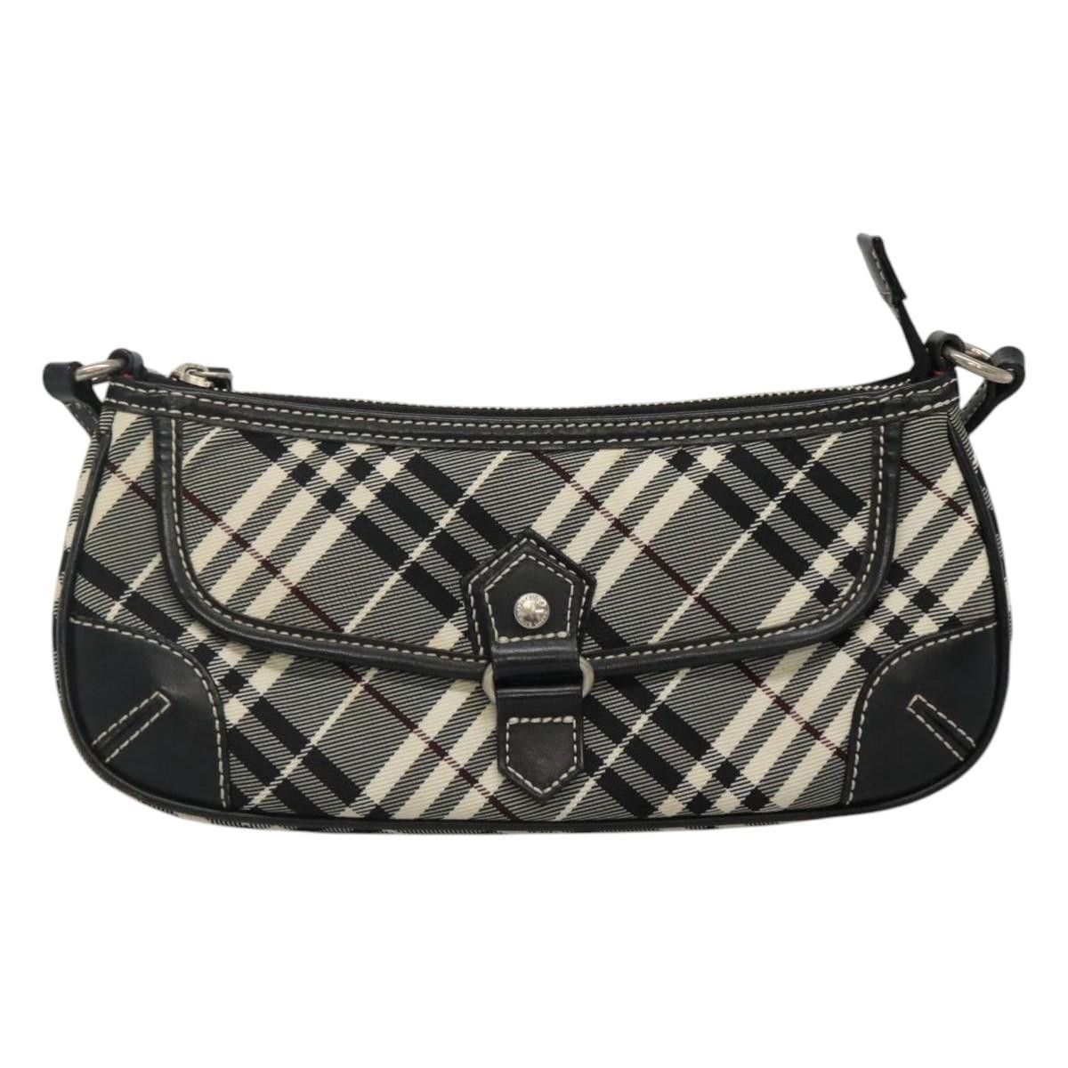 Burberry Nova Check Black Synthetic Shoulder Bag (Pre-Owned) Size ONE SIZE - 1 Thumbnail