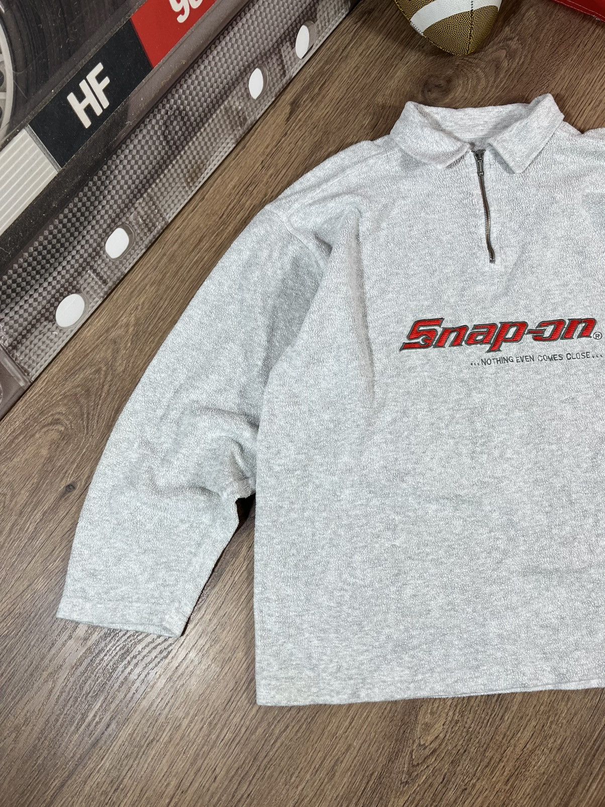 Other Vintage Very Rare Racing Fleece Snap-On Size US L / EU 52-54 / 3 - 2 Thumbnail