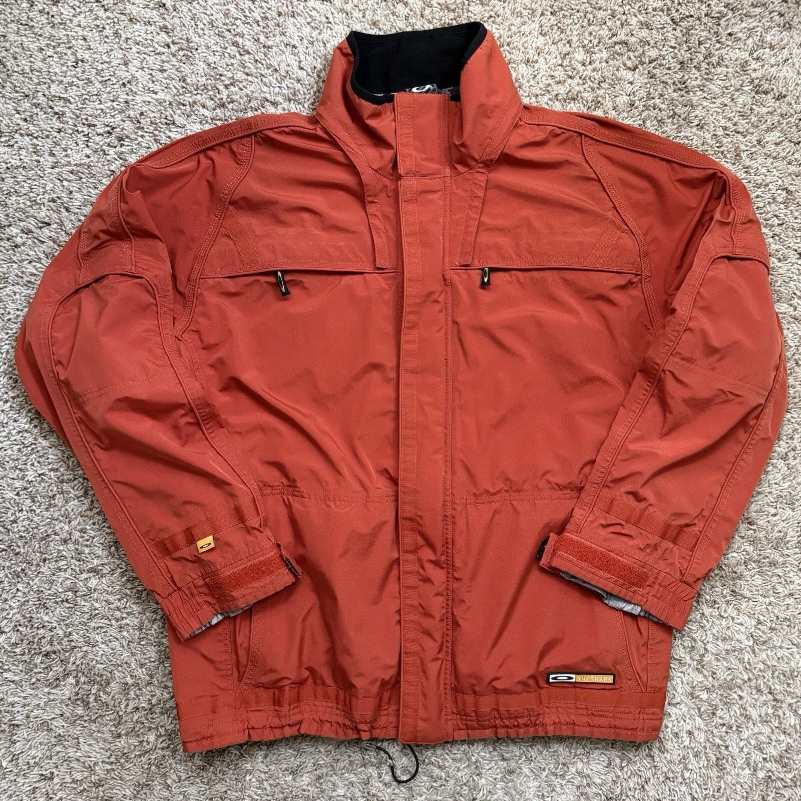 Oakley × Vintage RARE Vintage Y2K Oakley Software Ski Jacket Orange Size L Size US L / EU 52-54 / 3 - 1 Thumbnail