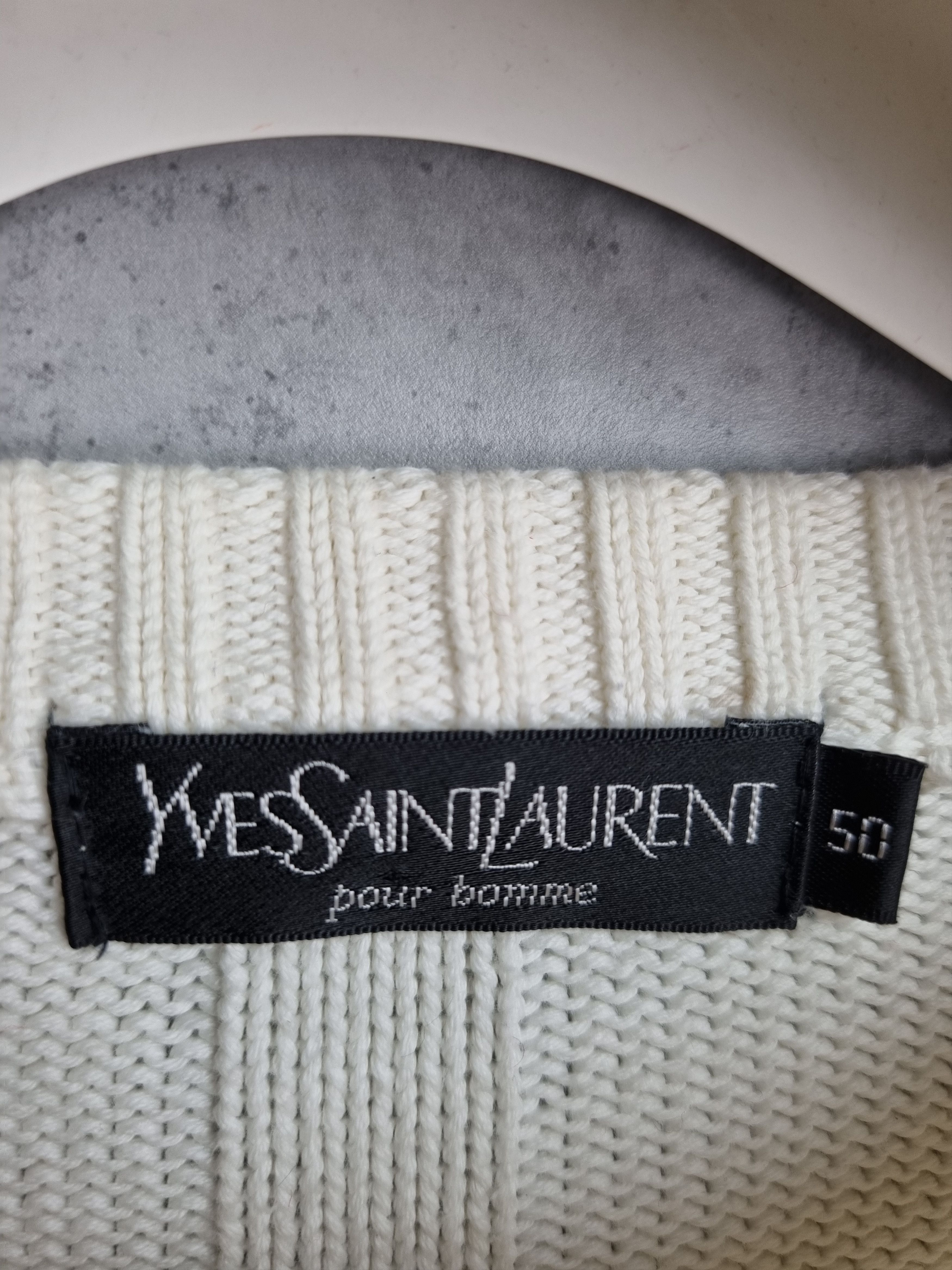 Yves Saint Laurent Yves Saint Laurent Pour Homme Knitwear Sweater Size US M / EU 48-50 / 2 - 7 Thumbnail