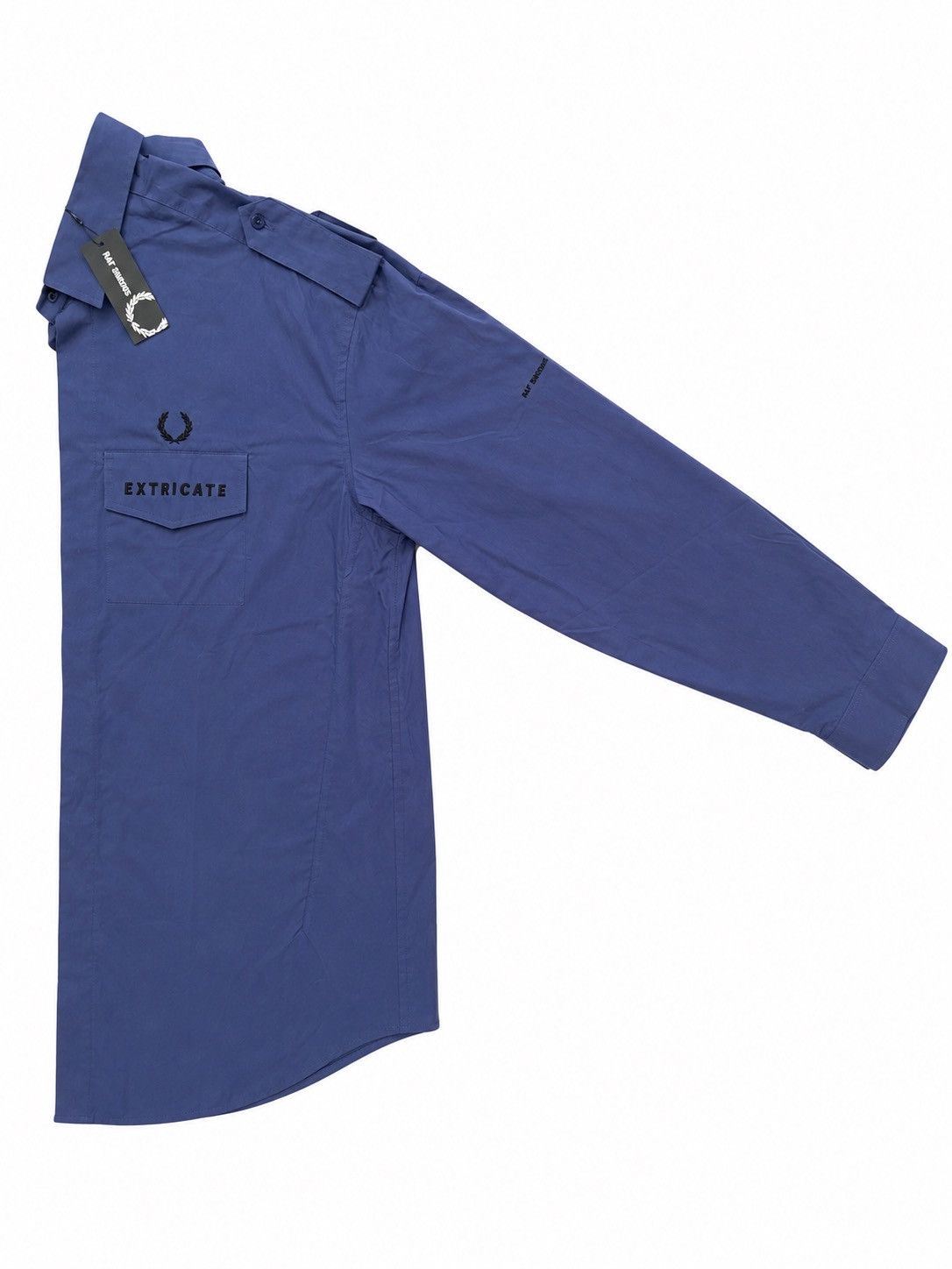 Fred Perry × Raf Simons Raf Simons x Fred Perry Blue Patch Shirt BNWT L Size US L / EU 52-54 / 3 - 4 Thumbnail